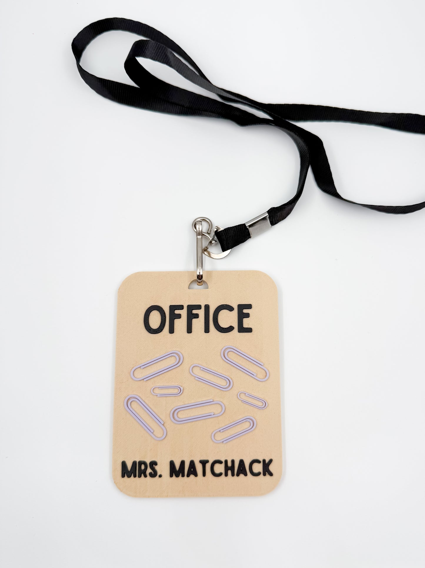 Customizable Teacher Hall Pass