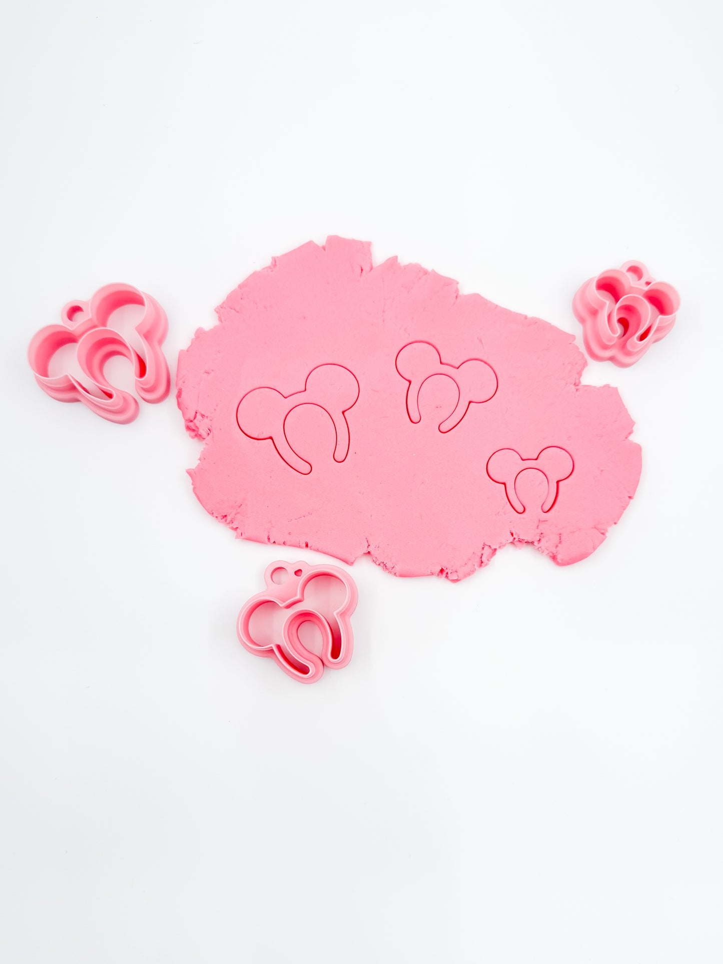 Mouse Ear Headband Clay Cutter Set – Set of 3 Sizes