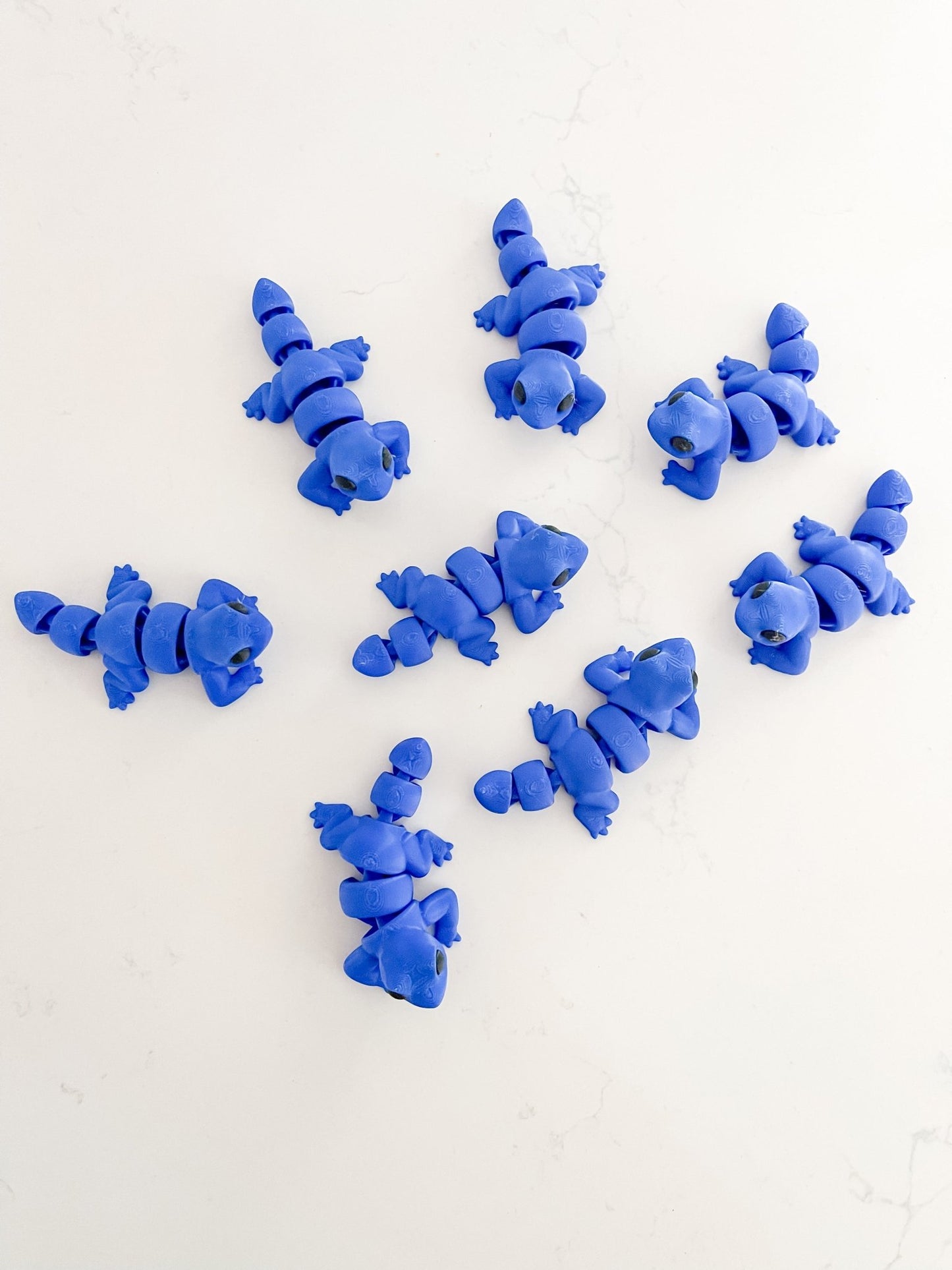Blue Lizard Fidget - Designs by Lauren Ann