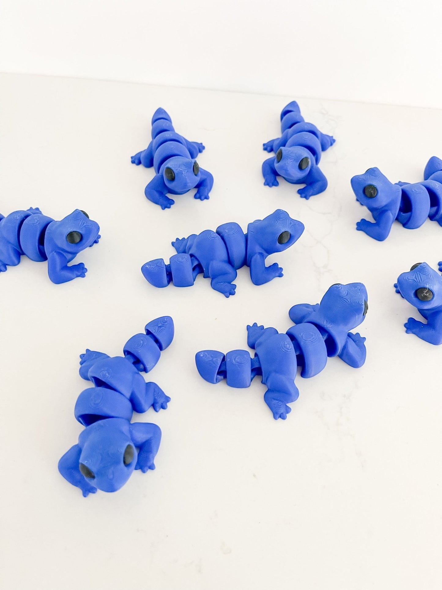 Blue Lizard Fidget - Designs by Lauren Ann