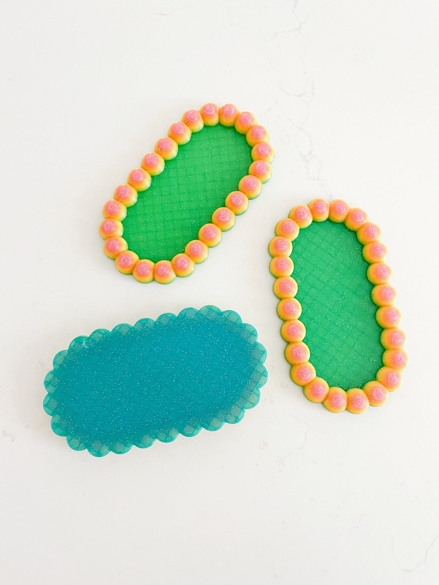 Bubble Tray in Rainbow Glitter - Designs by Lauren Ann