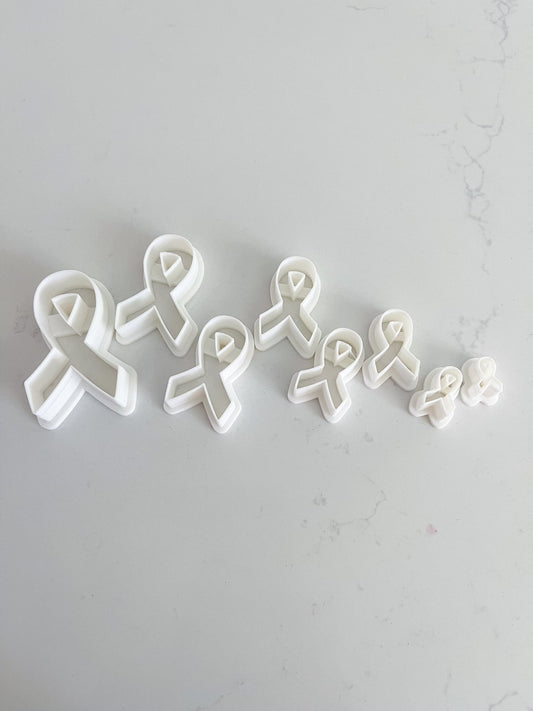 Cancer Awareness Ribbon Clay Cutter Set - Designs by Lauren Ann