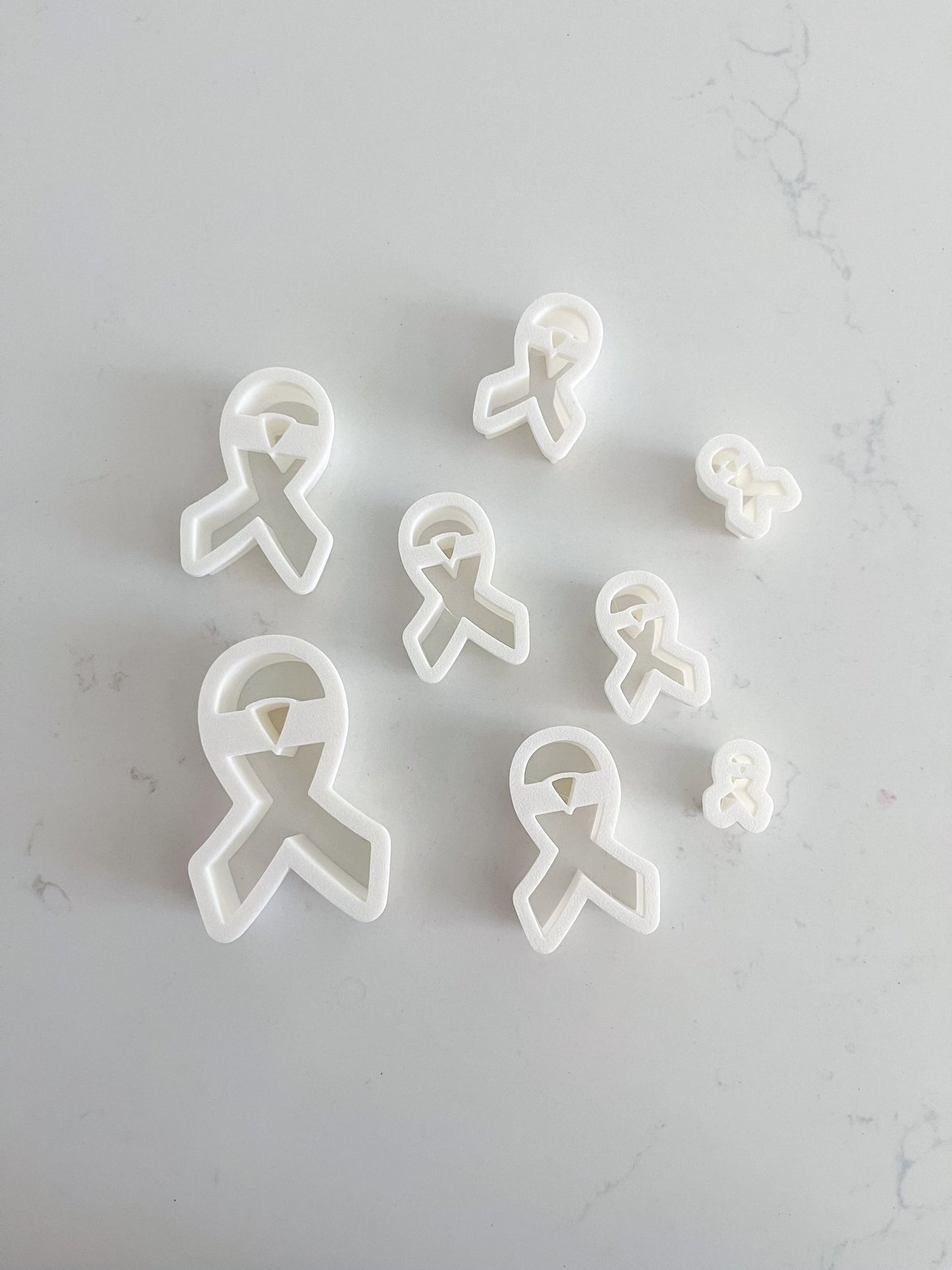 Cancer Awareness Ribbon Clay Cutter Set - Designs by Lauren Ann