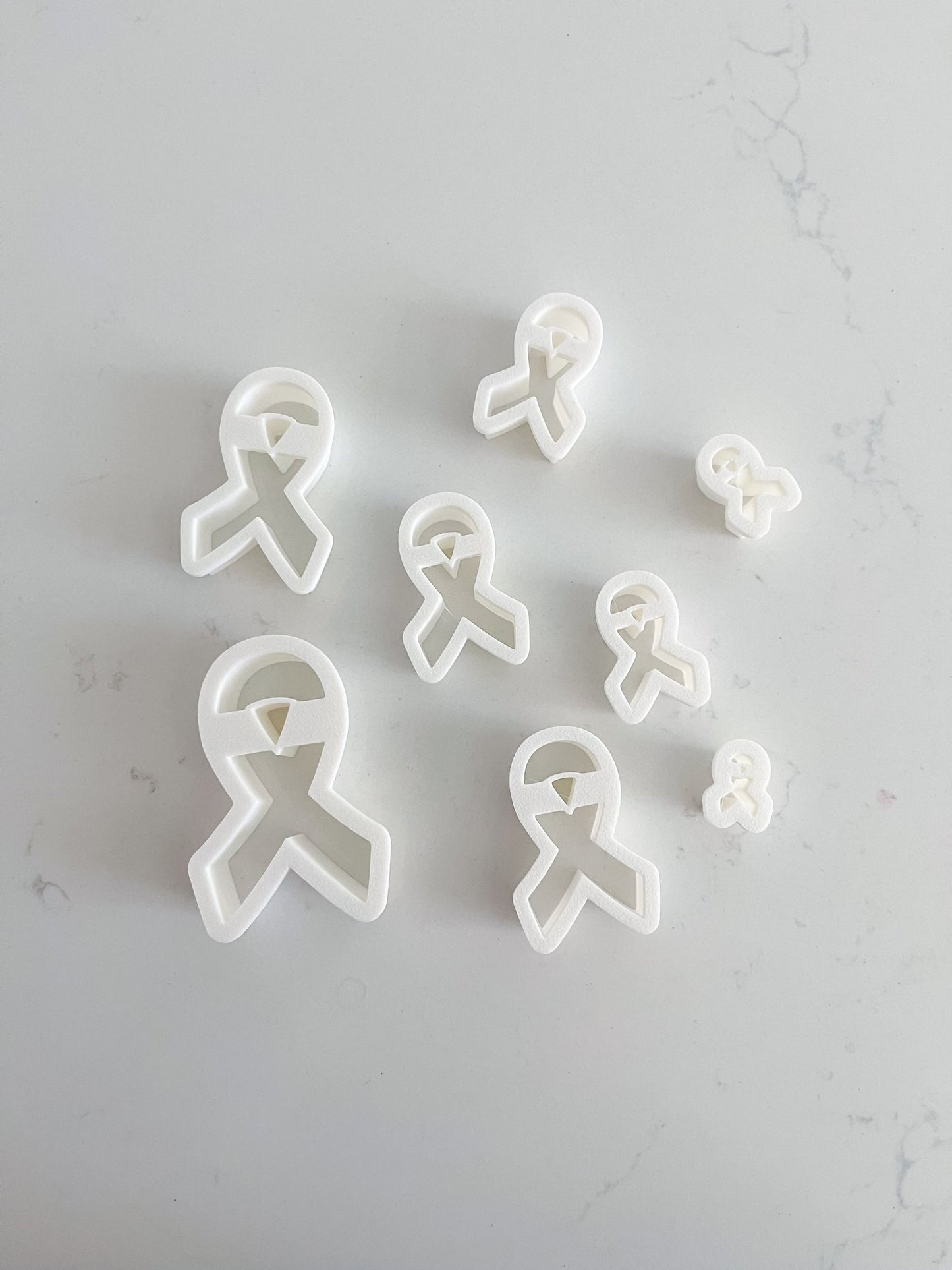 Cancer Awareness Ribbon Clay Cutter Set - Designs by Lauren Ann