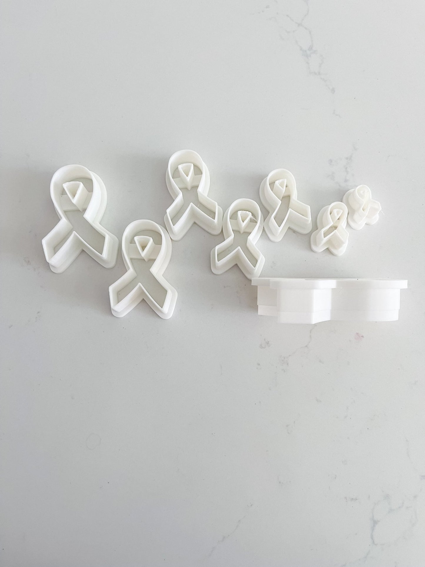Cancer Awareness Ribbon Clay Cutter Set - Designs by Lauren Ann