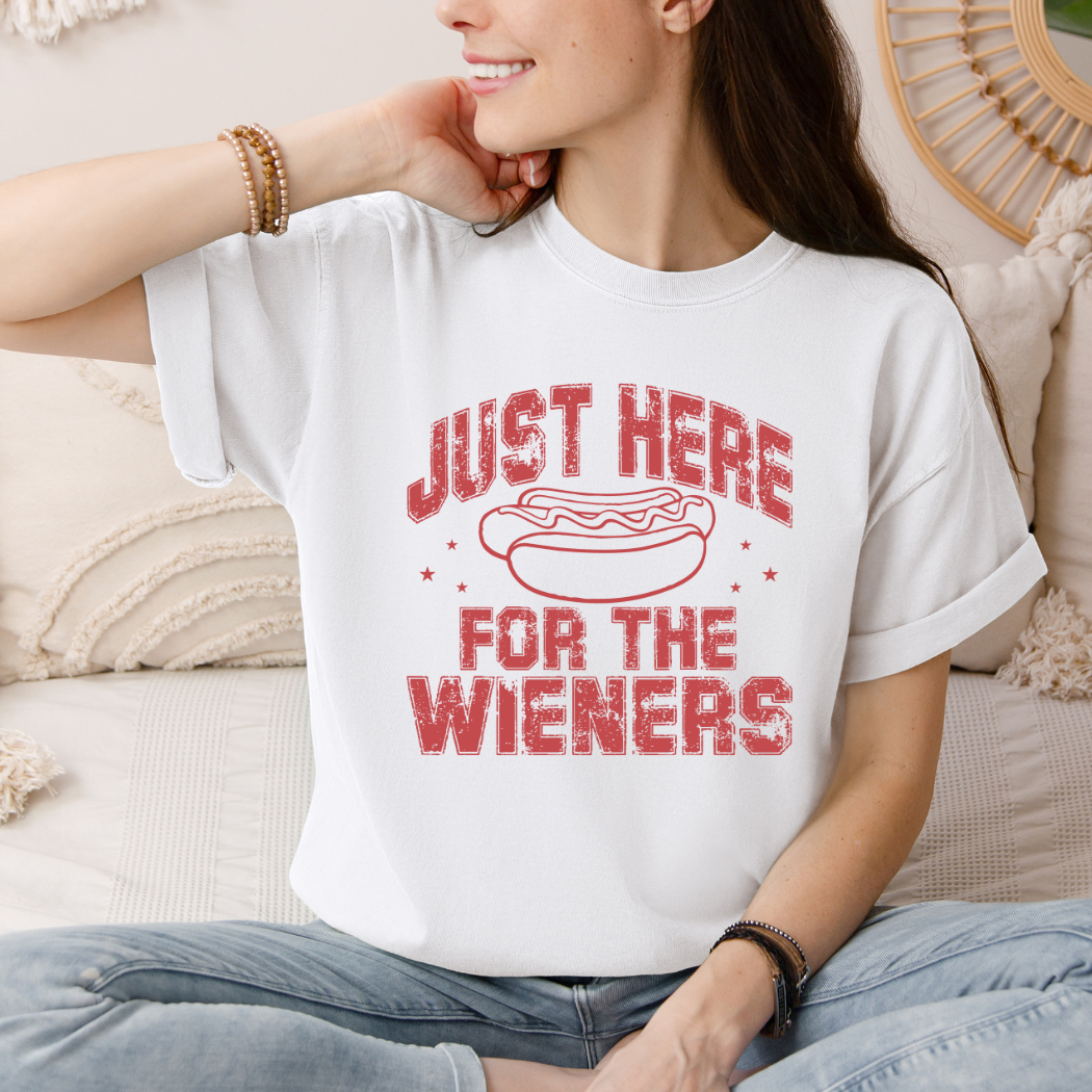 Here for the Wieners T-Shirt