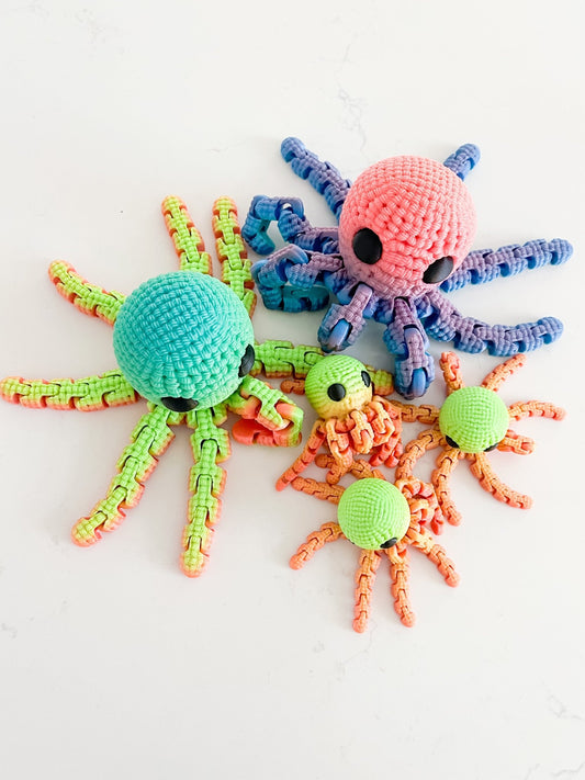 Crocheted Octopus - Designs by Lauren Ann