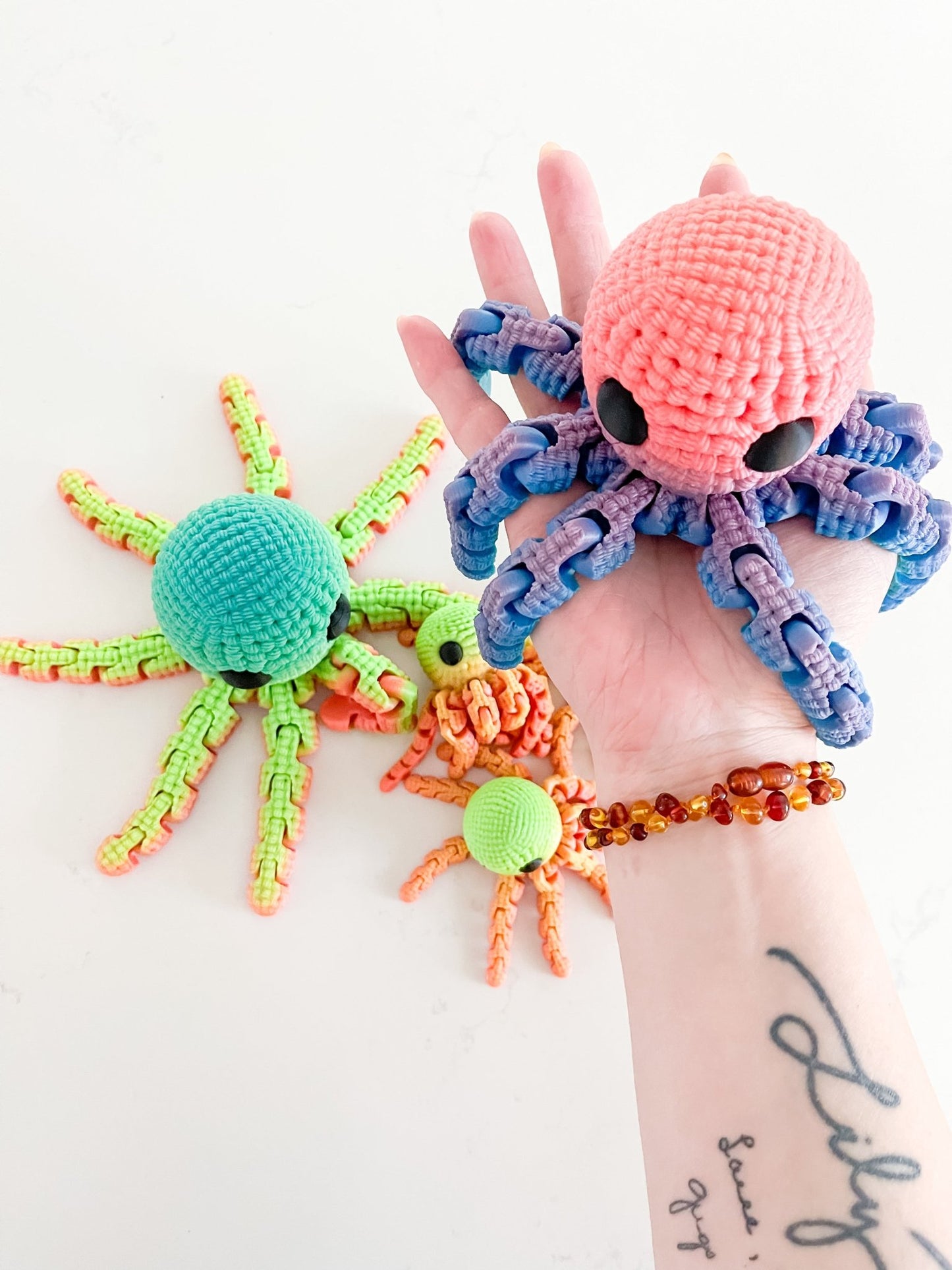 Crocheted Octopus - Designs by Lauren Ann