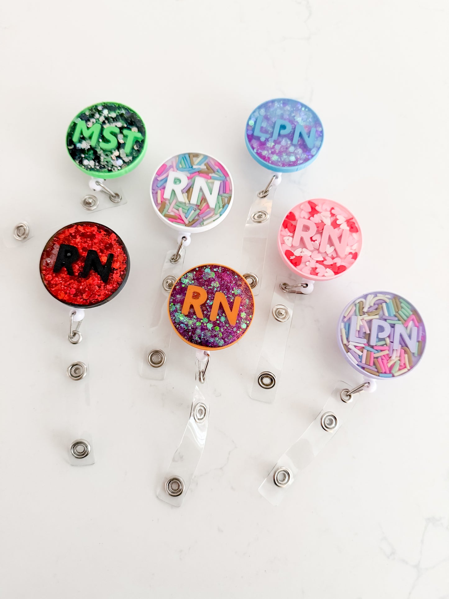 Personalized Resin Badge Reel