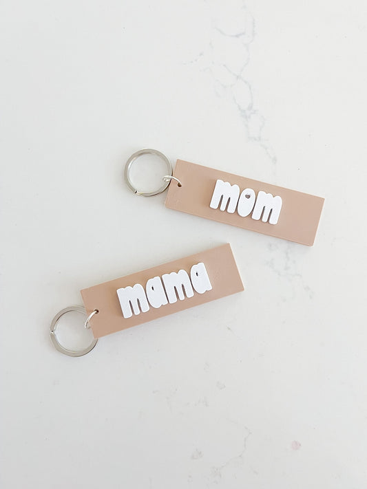 Mama Keychains - Designs by Lauren Ann
