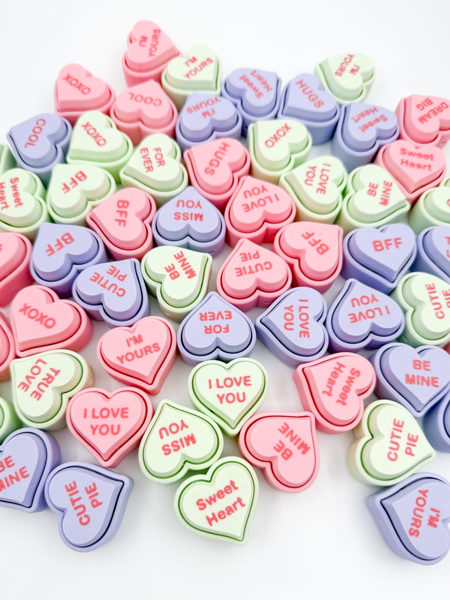 Mystery Pack Conversation Heart Clickers - Designs by Lauren Ann