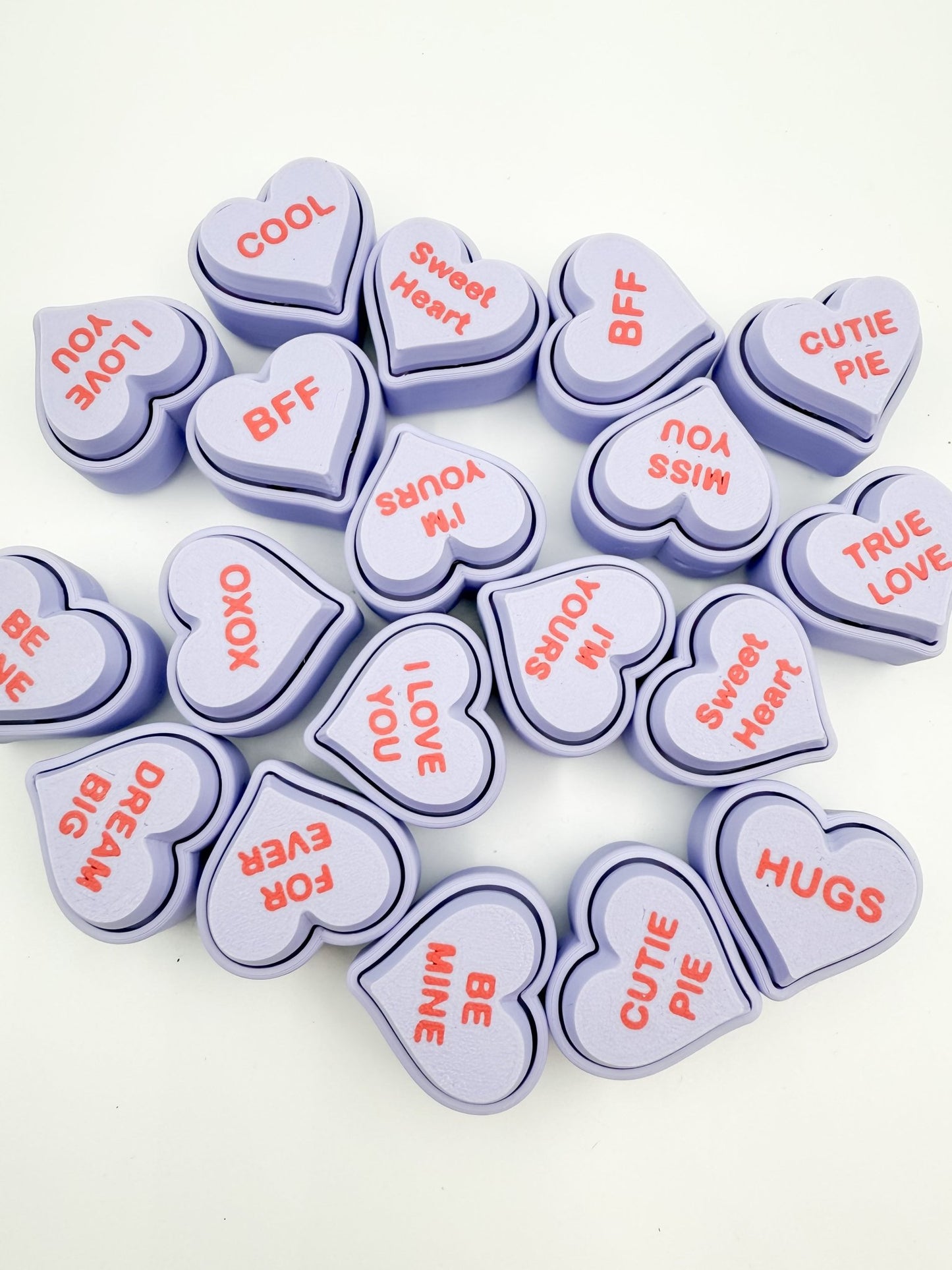 Mystery Pack Conversation Heart Clickers - Designs by Lauren Ann