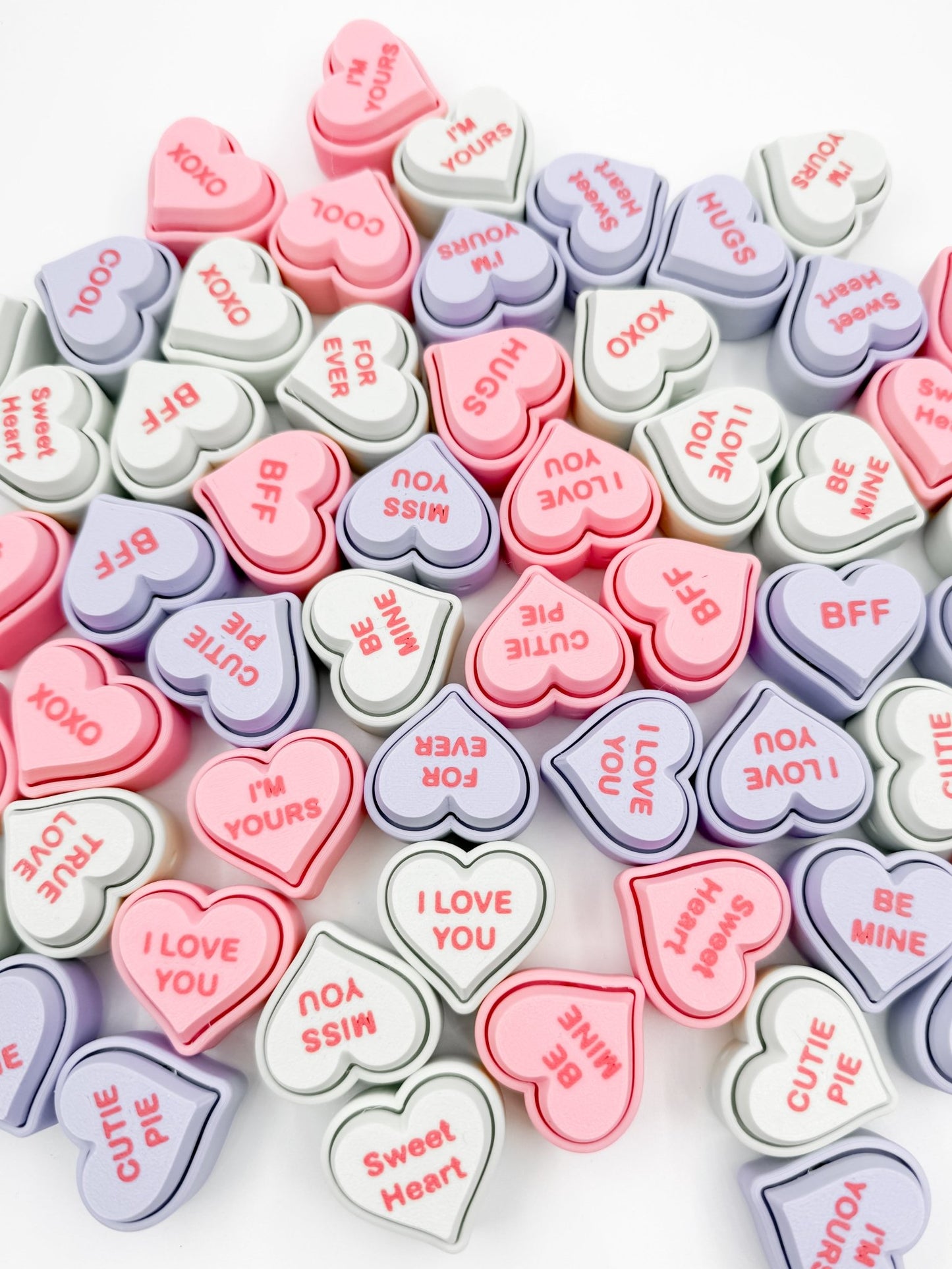 Mystery Pack Conversation Heart Clickers - Designs by Lauren Ann