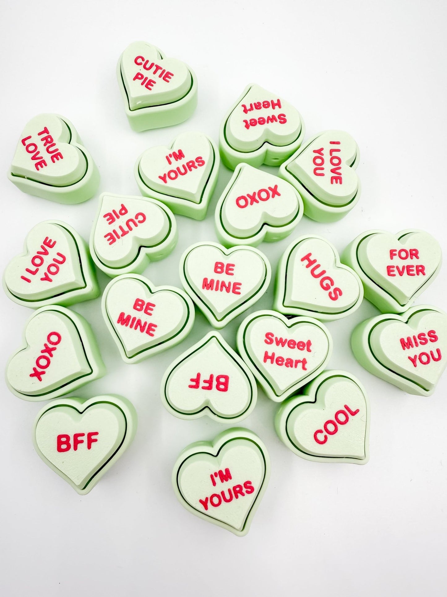 Mystery Pack Conversation Heart Clickers - Designs by Lauren Ann