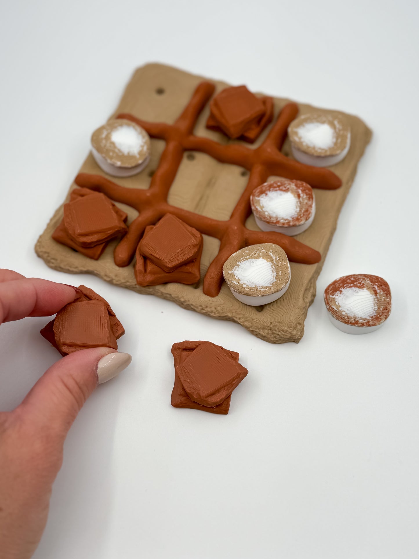 3D Printed S’mores Tic Tac Toe Game