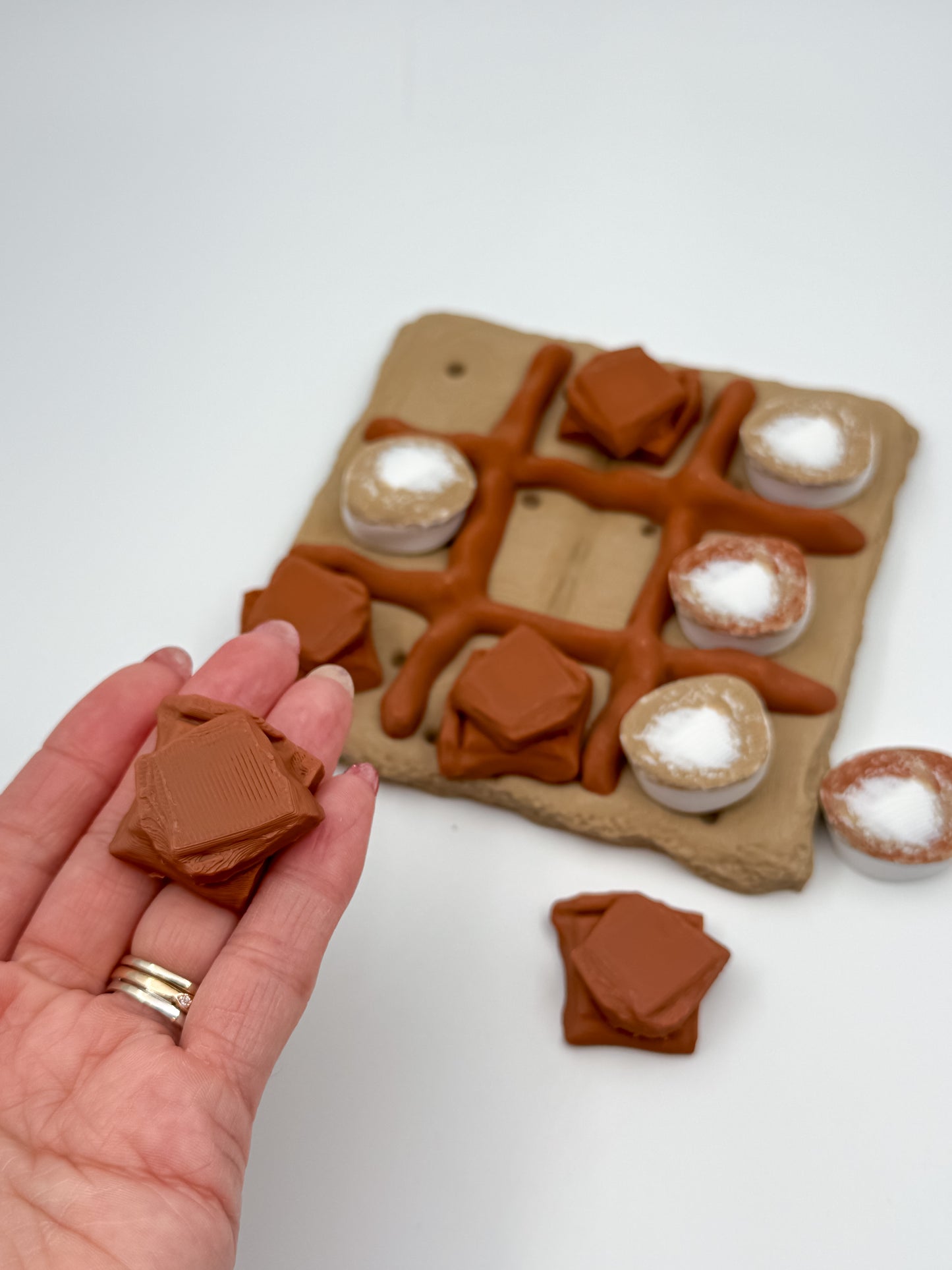 3D Printed S’mores Tic Tac Toe Game