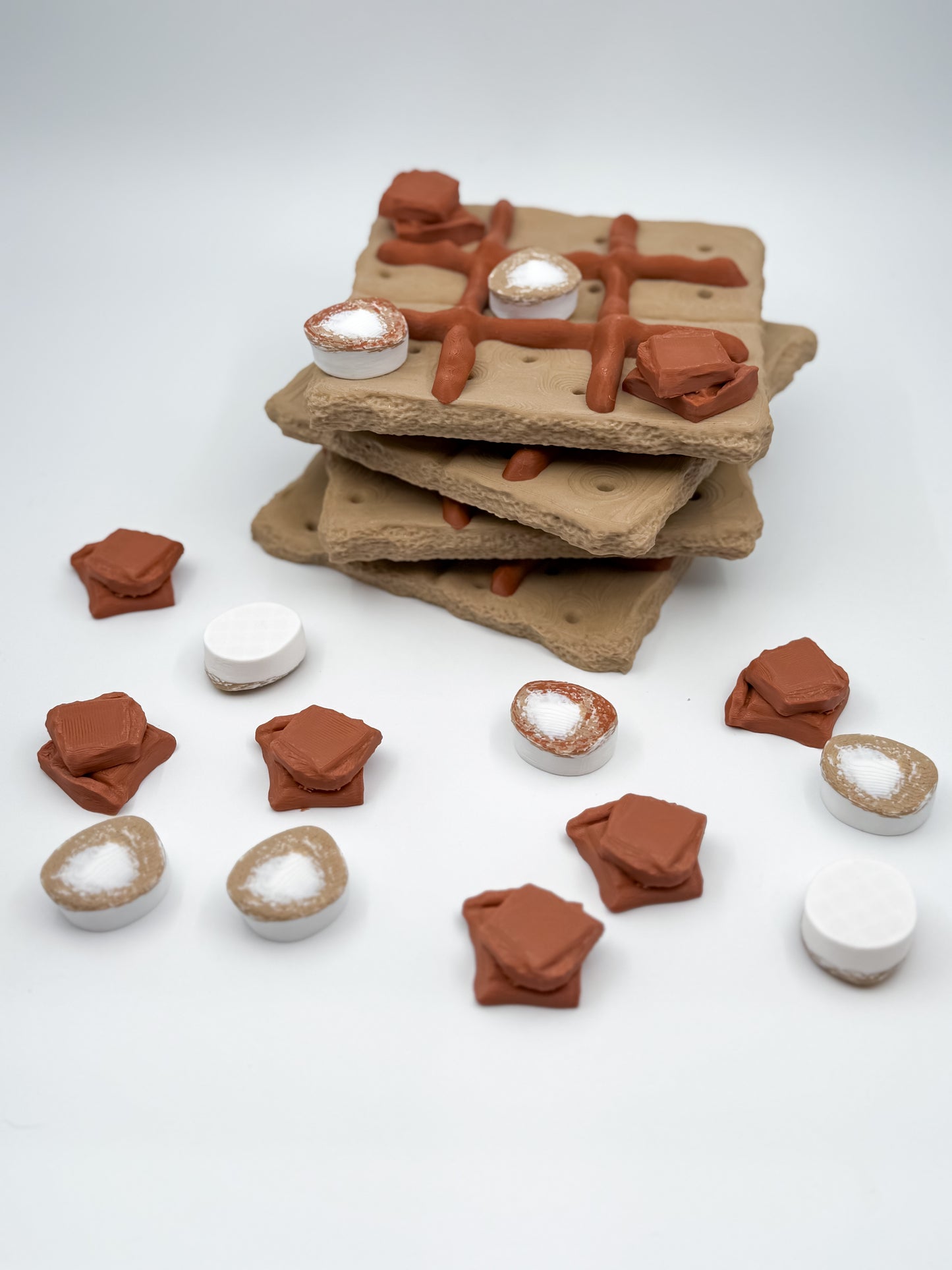 3D Printed S’mores Tic Tac Toe Game