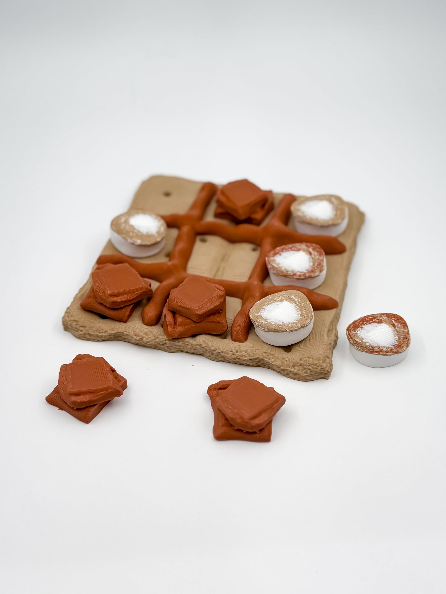 3D Printed S’mores Tic Tac Toe Game