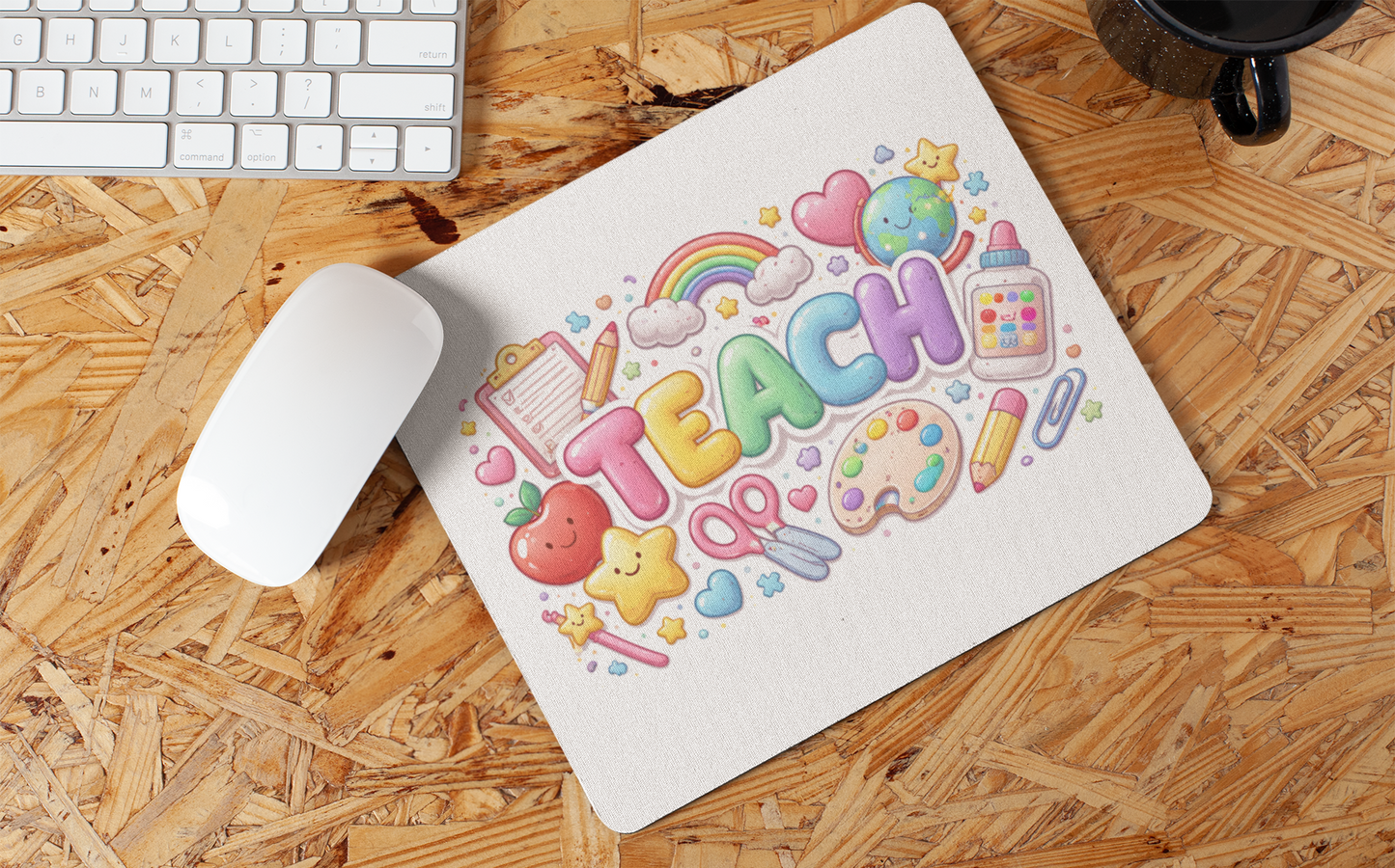 Teach Puffy Mousepad