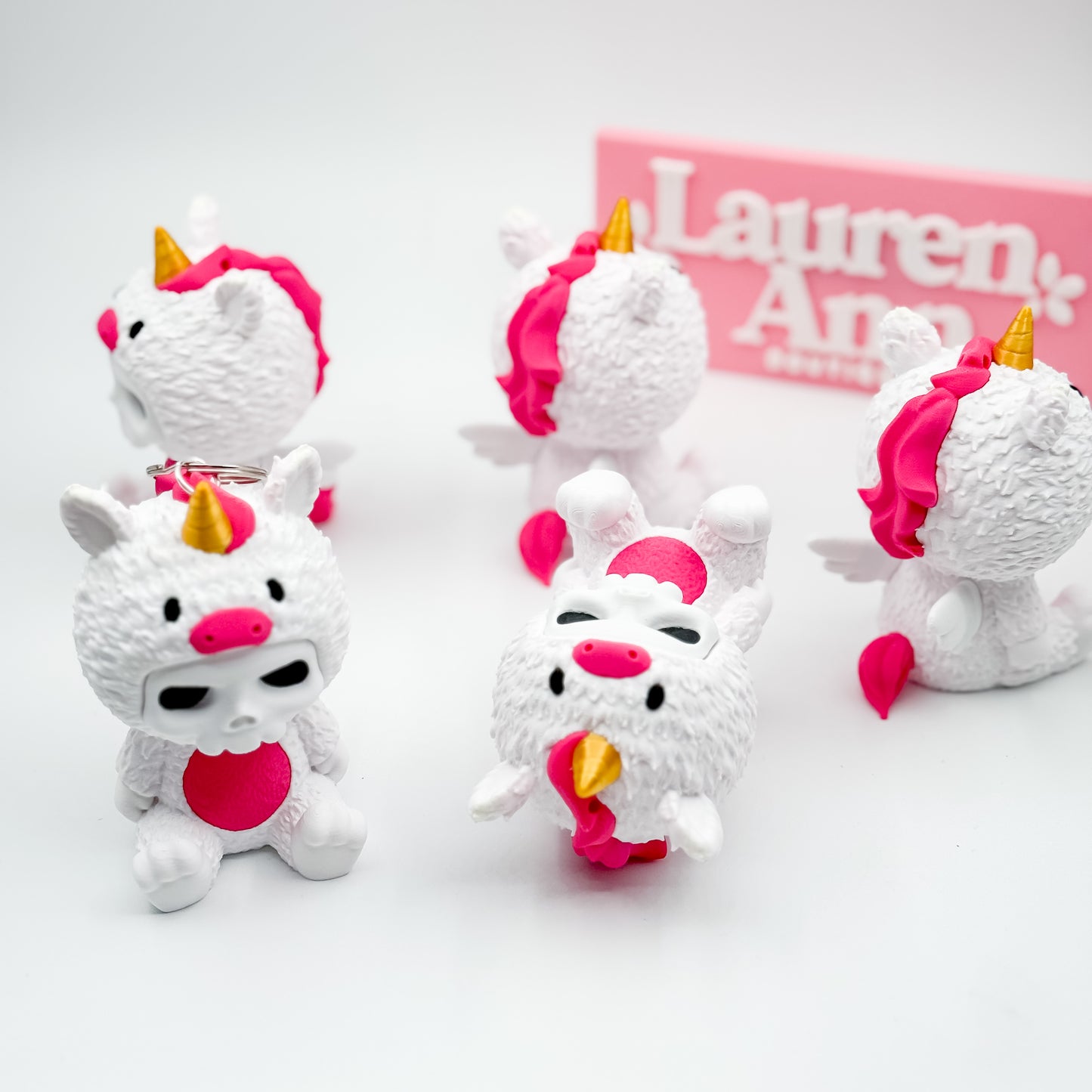 Unicorn Skubbie Keychain