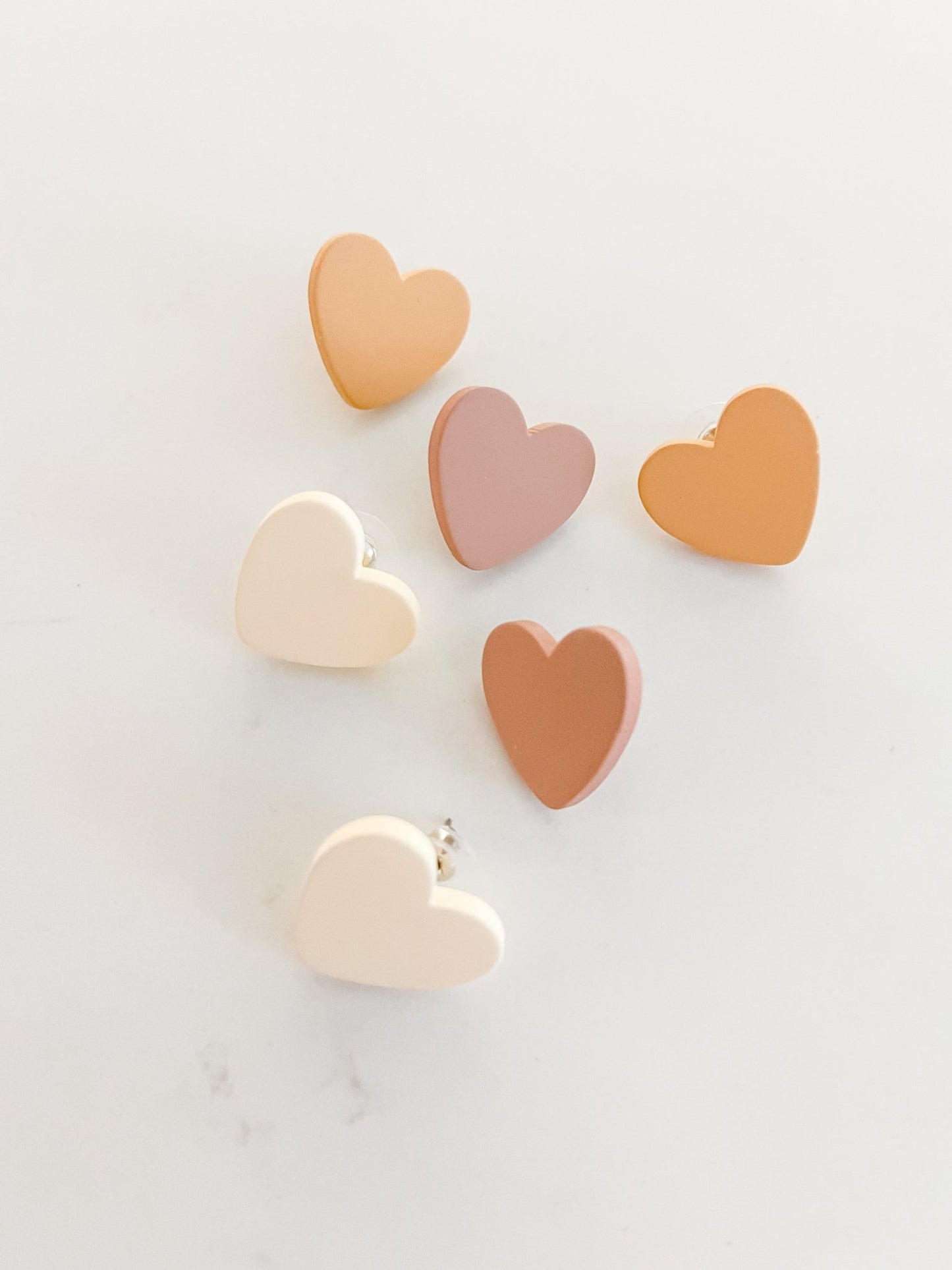 Affirmation Heart Earrings - Designs by Lauren Ann