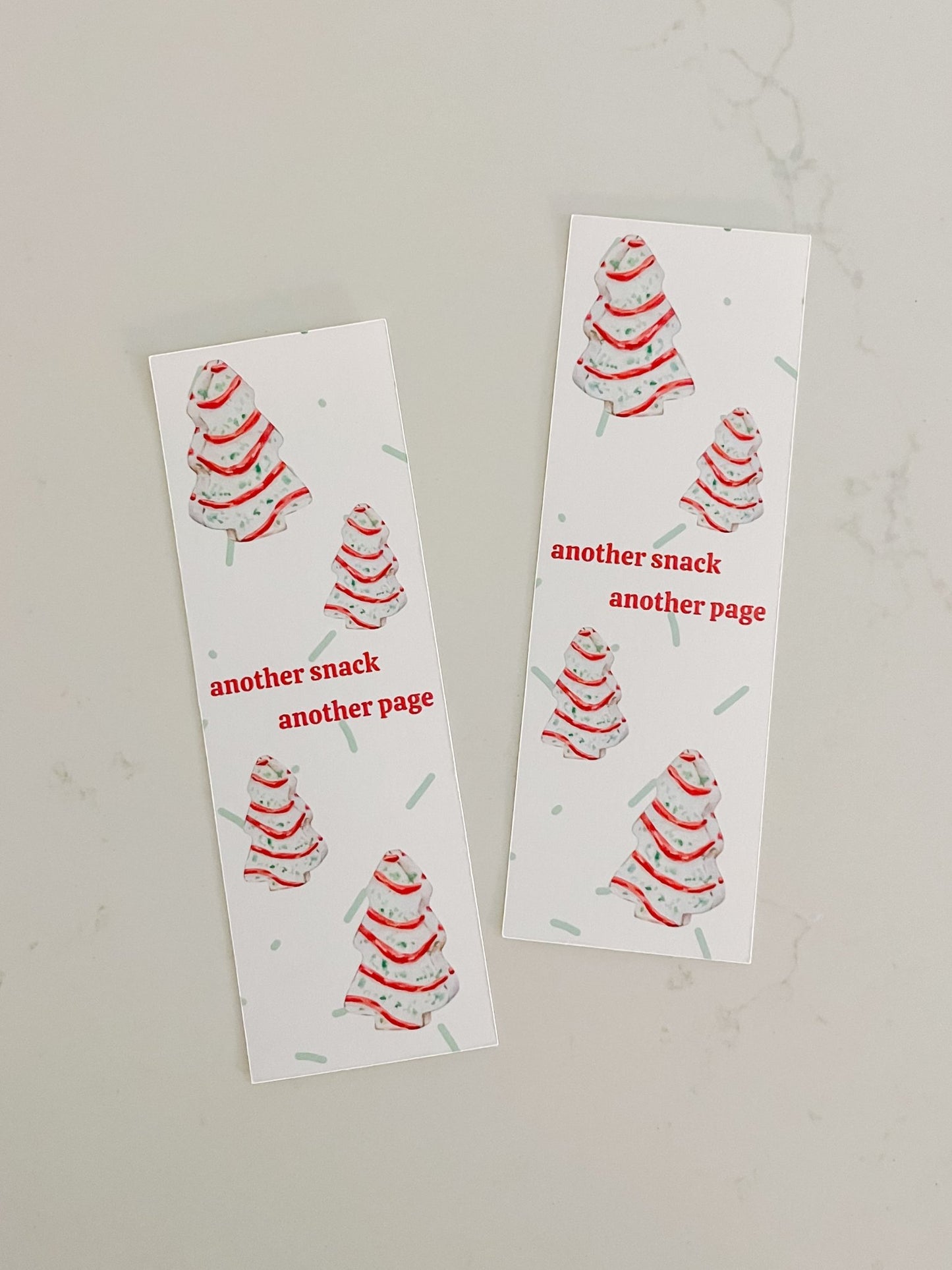 Another Snack Christmas Bookmark - Designs by Lauren Ann