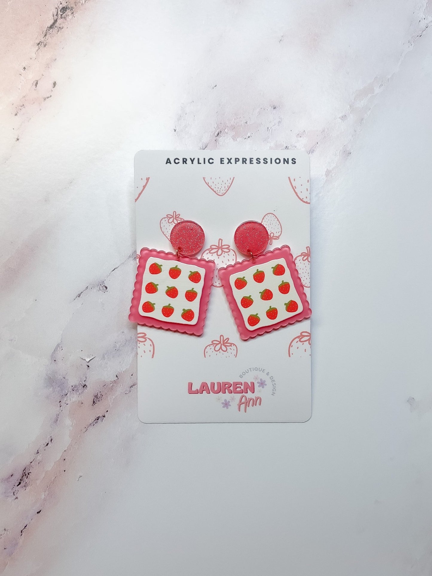 Berry Cute Earrings - Designs by Lauren Ann