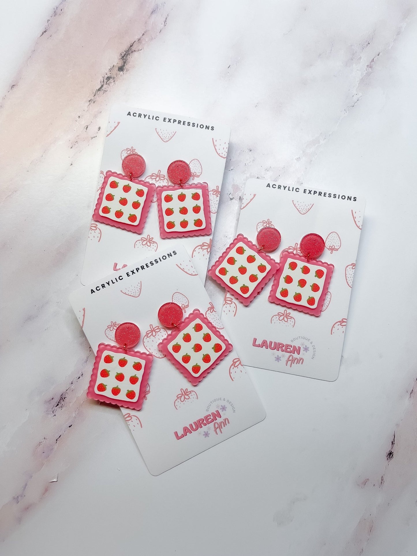 Berry Cute Earrings - Designs by Lauren Ann