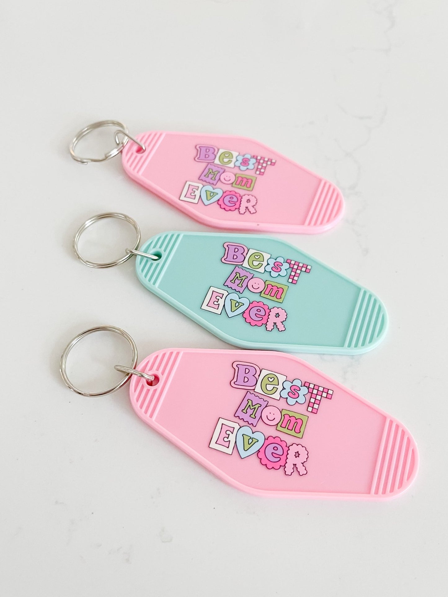 Best Mom Ever Keychain - Designs by Lauren Ann