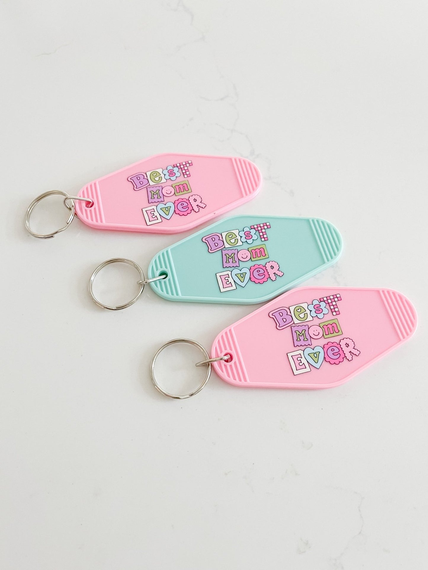 Best Mom Ever Keychain - Designs by Lauren Ann