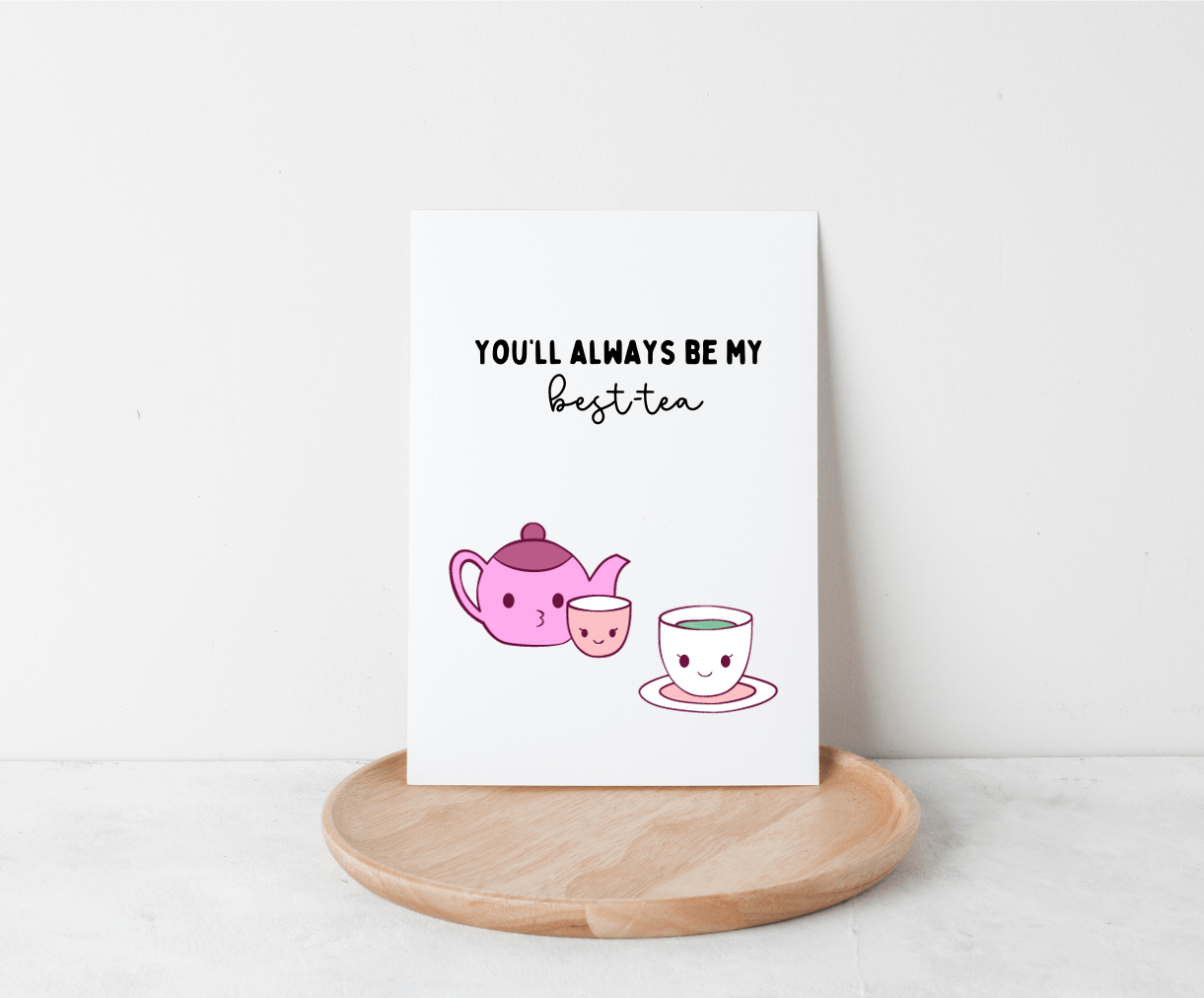 Best-Tea Greeting Card - Designs by Lauren Ann