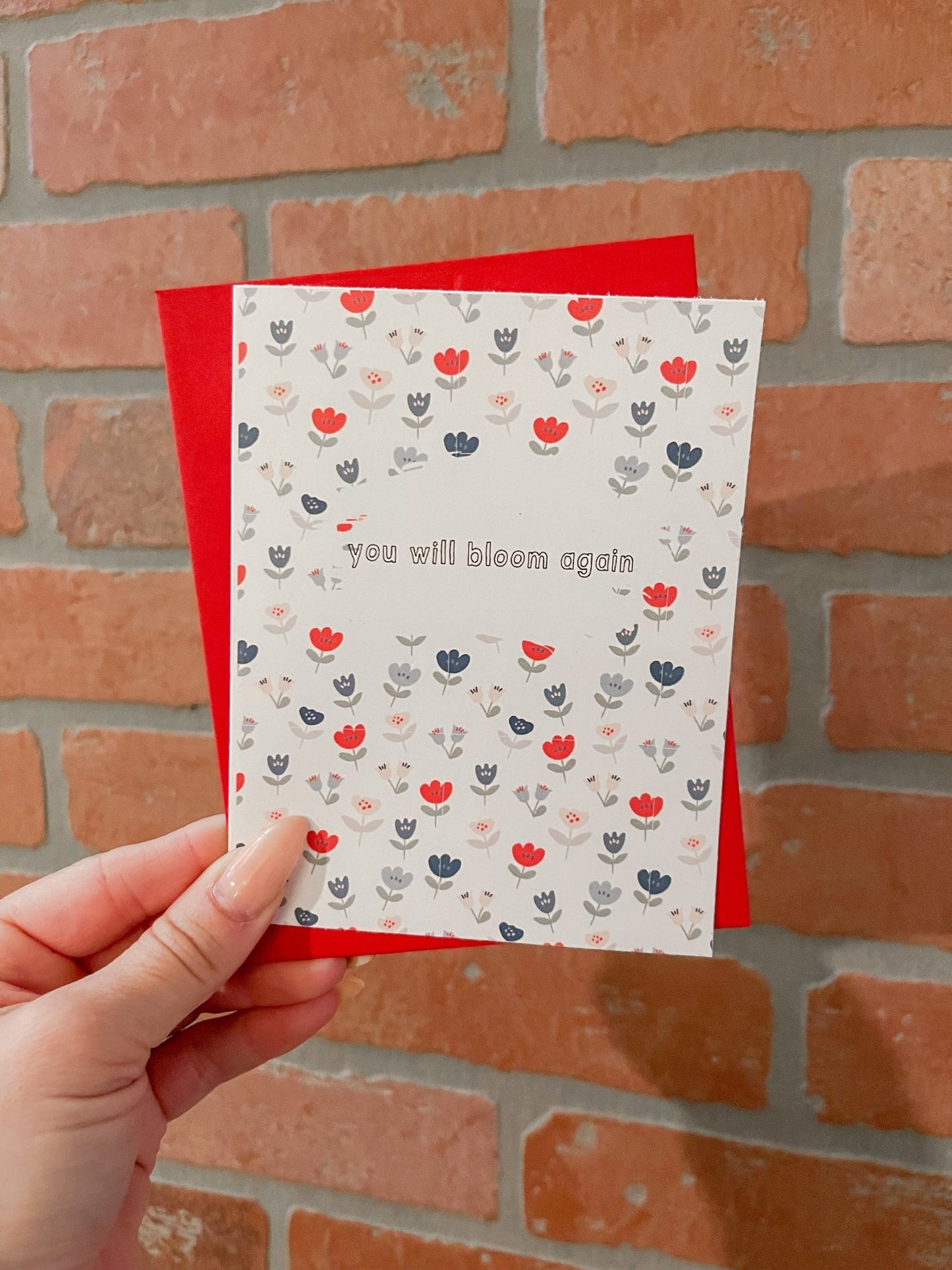 Bloom Again Greeting Card - Designs by Lauren Ann