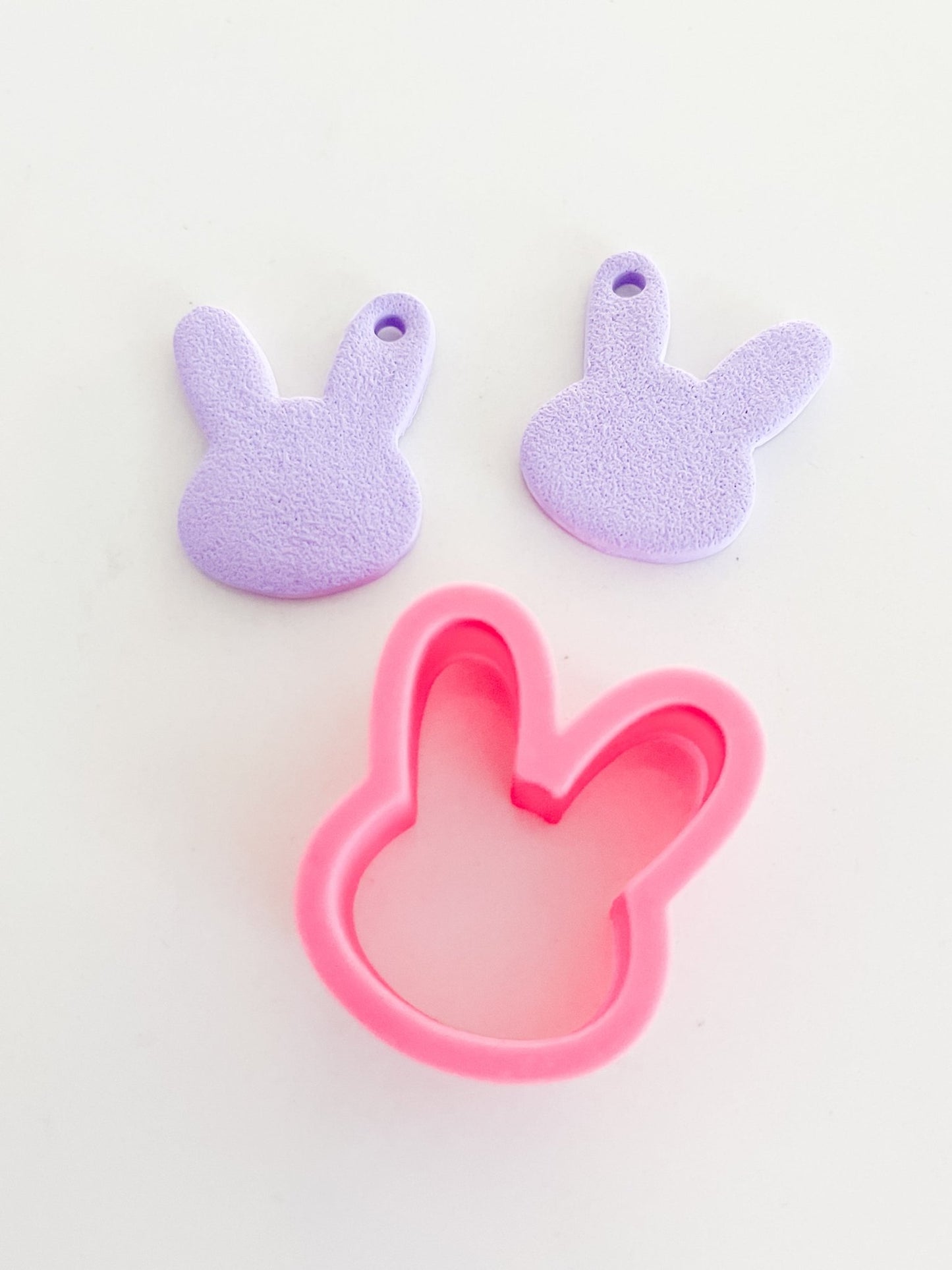 Bunny Polymer Clay Cutter - Dangle - Designs by Lauren Ann