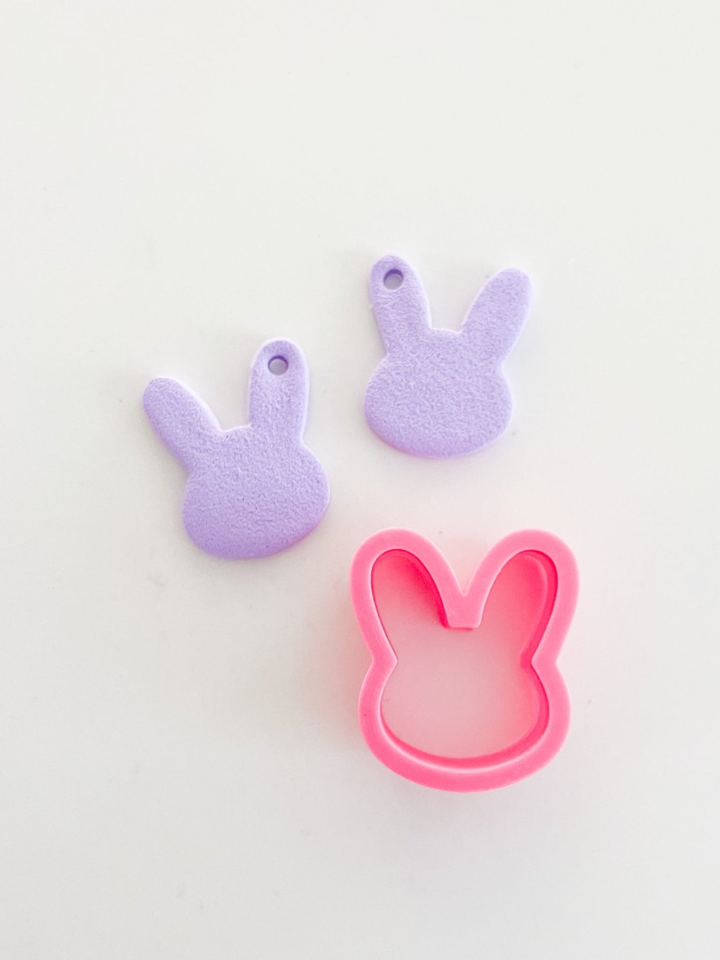 Bunny Polymer Clay Cutter - Dangle - Designs by Lauren Ann