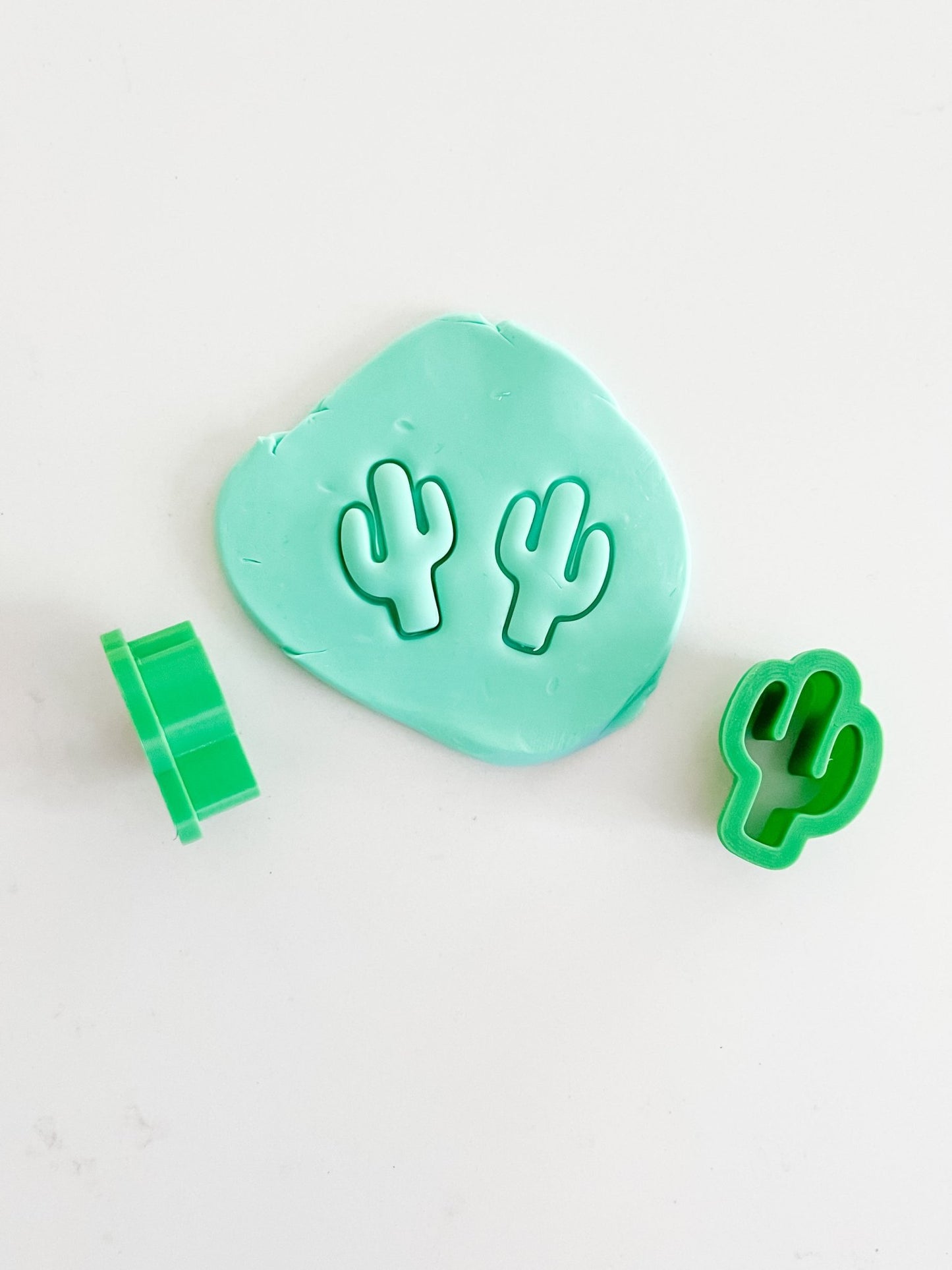 Cactus Polymer Clay Cutter - Studs - Designs by Lauren Ann