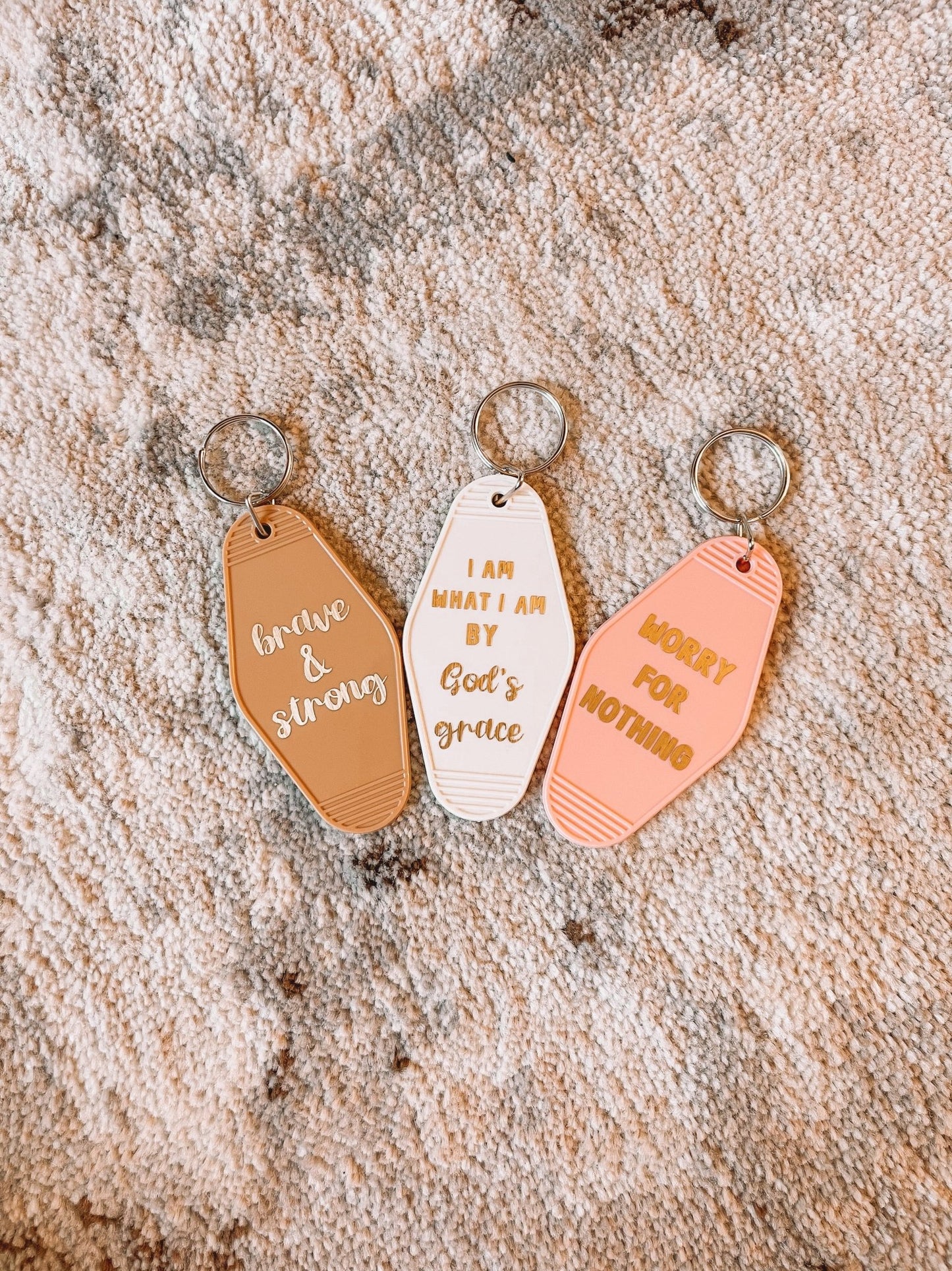 Christian Motel Keychain - Designs by Lauren Ann