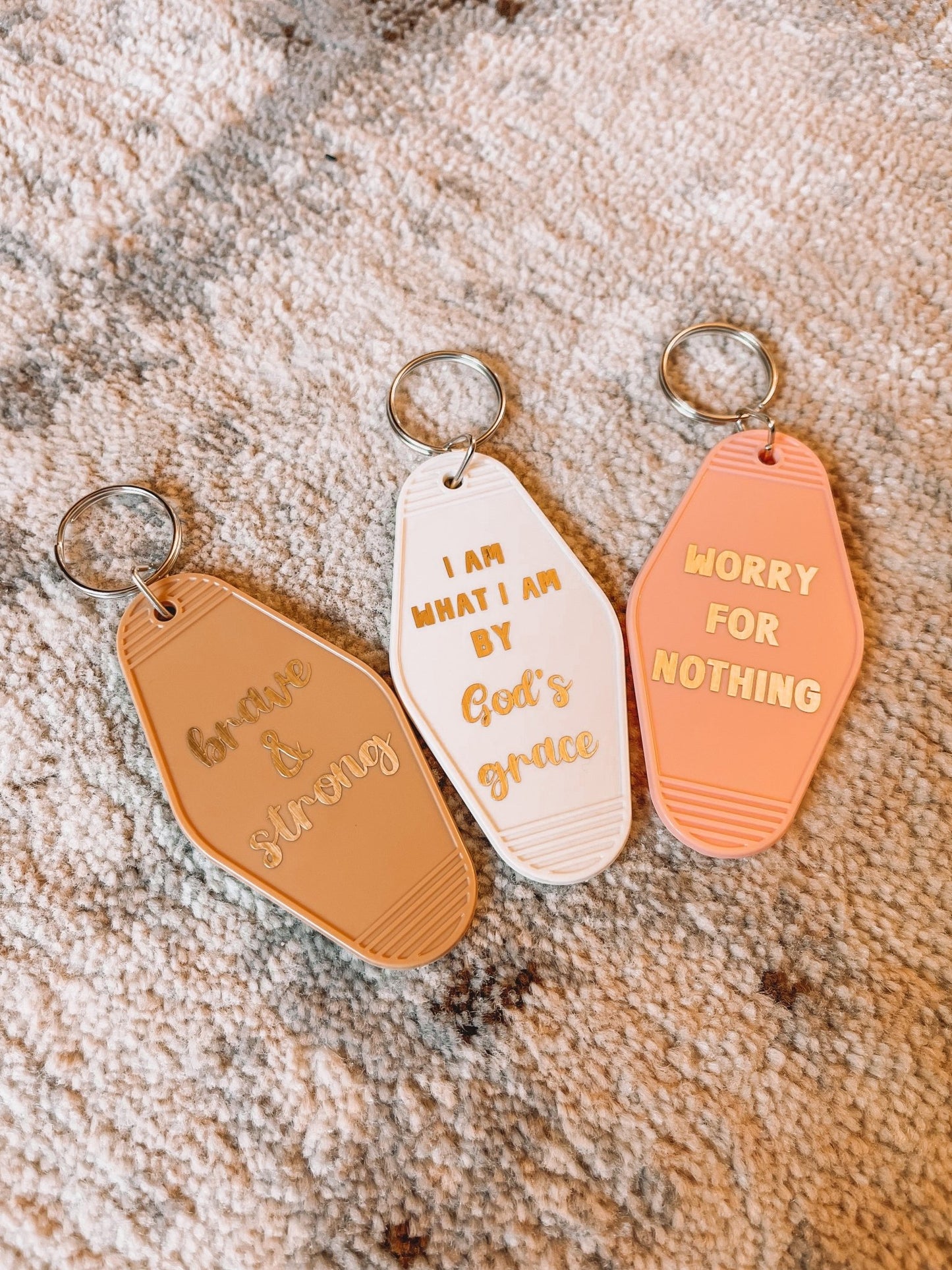 Christian Motel Keychain - Designs by Lauren Ann