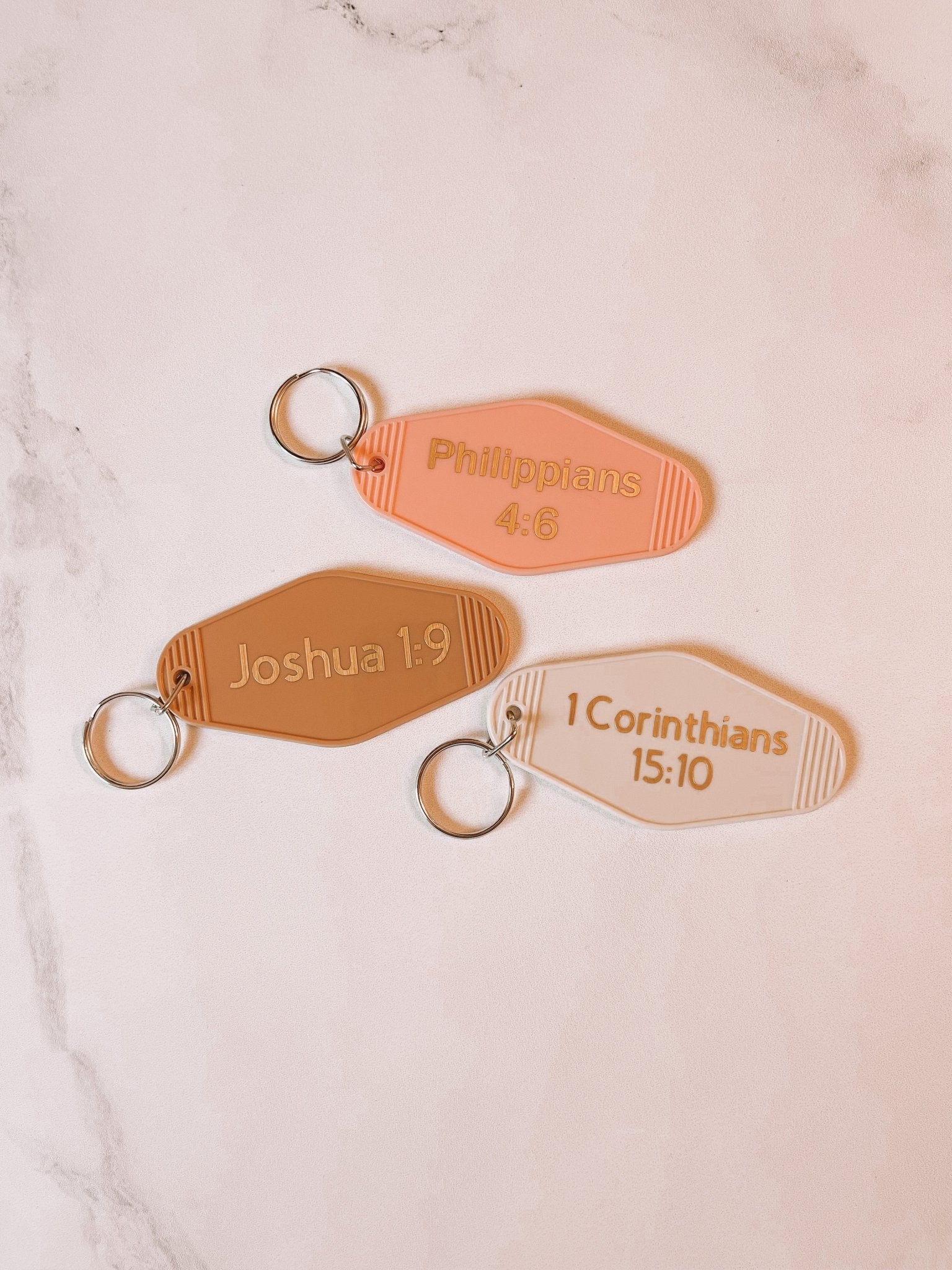 Christian Motel Keychain - Designs by Lauren Ann