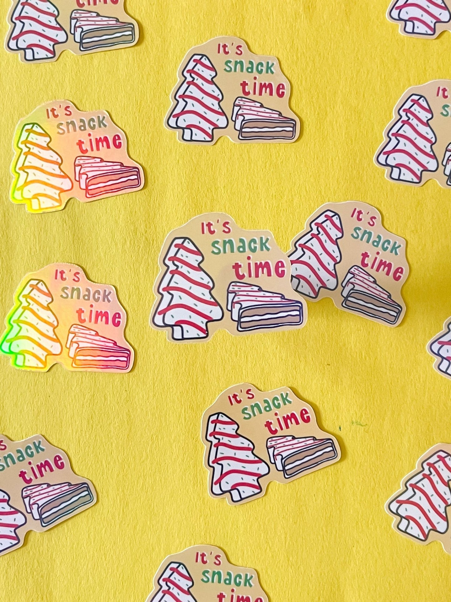 Christmas Snack Cake Sticker - Designs by Lauren Ann