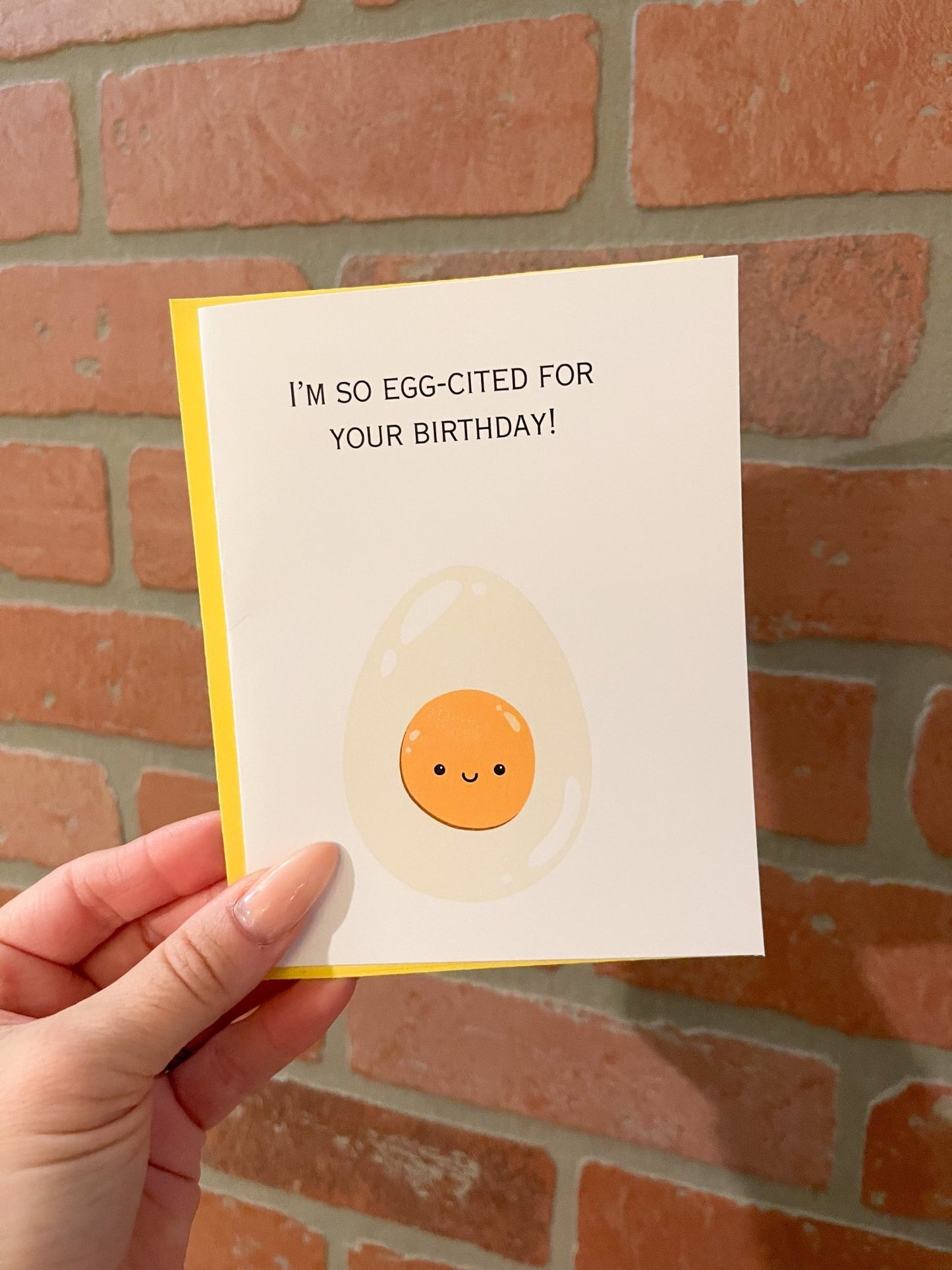 Egg-Cited Greeting Card - Designs by Lauren Ann
