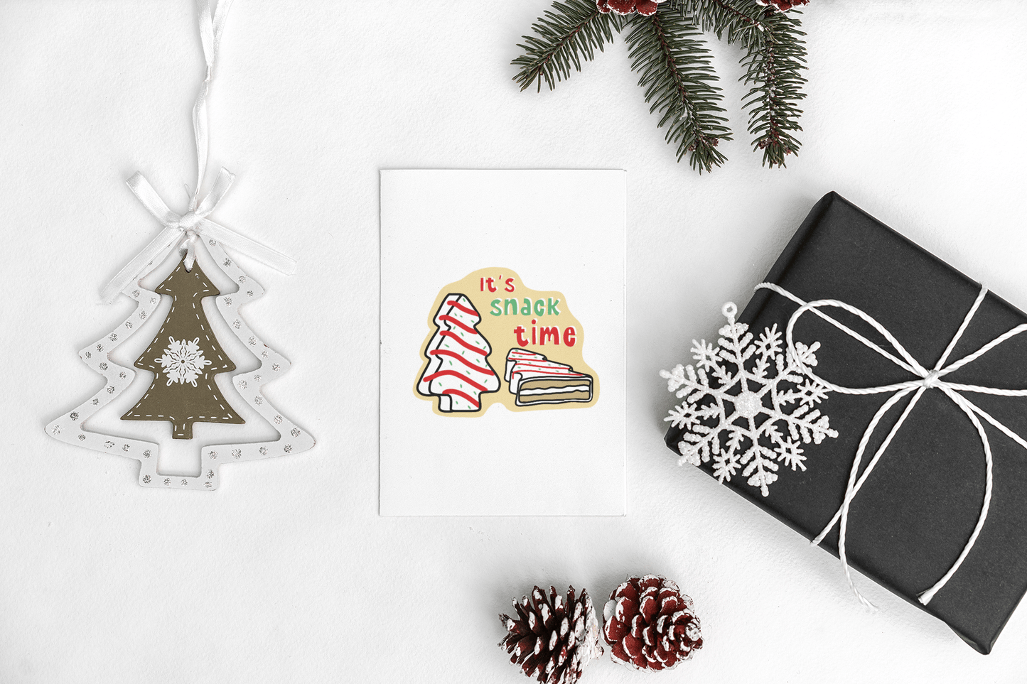 Greeting Card -It's Snack Time - Designs by Lauren Ann