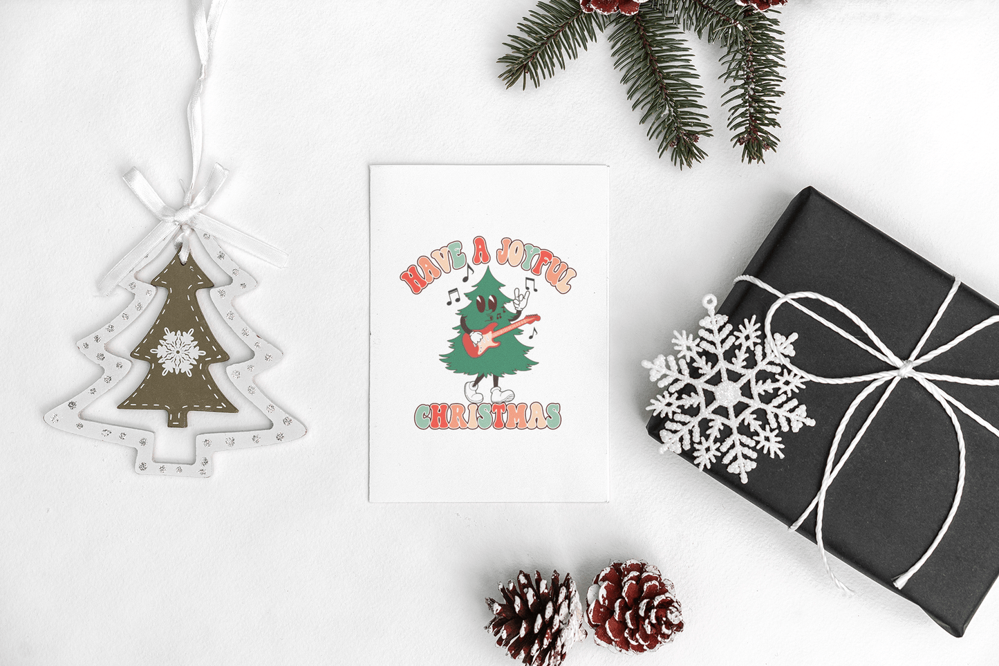 Greeting Card -Joyful Christmas - Designs by Lauren Ann