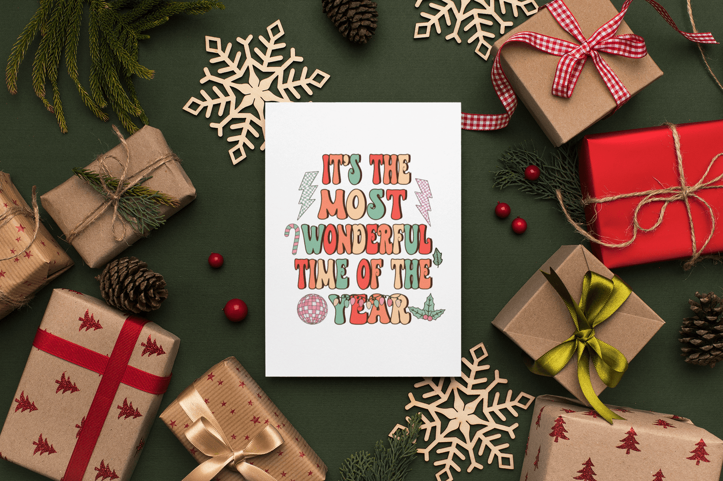 Greeting Card -Most Wonderful Time - Designs by Lauren Ann