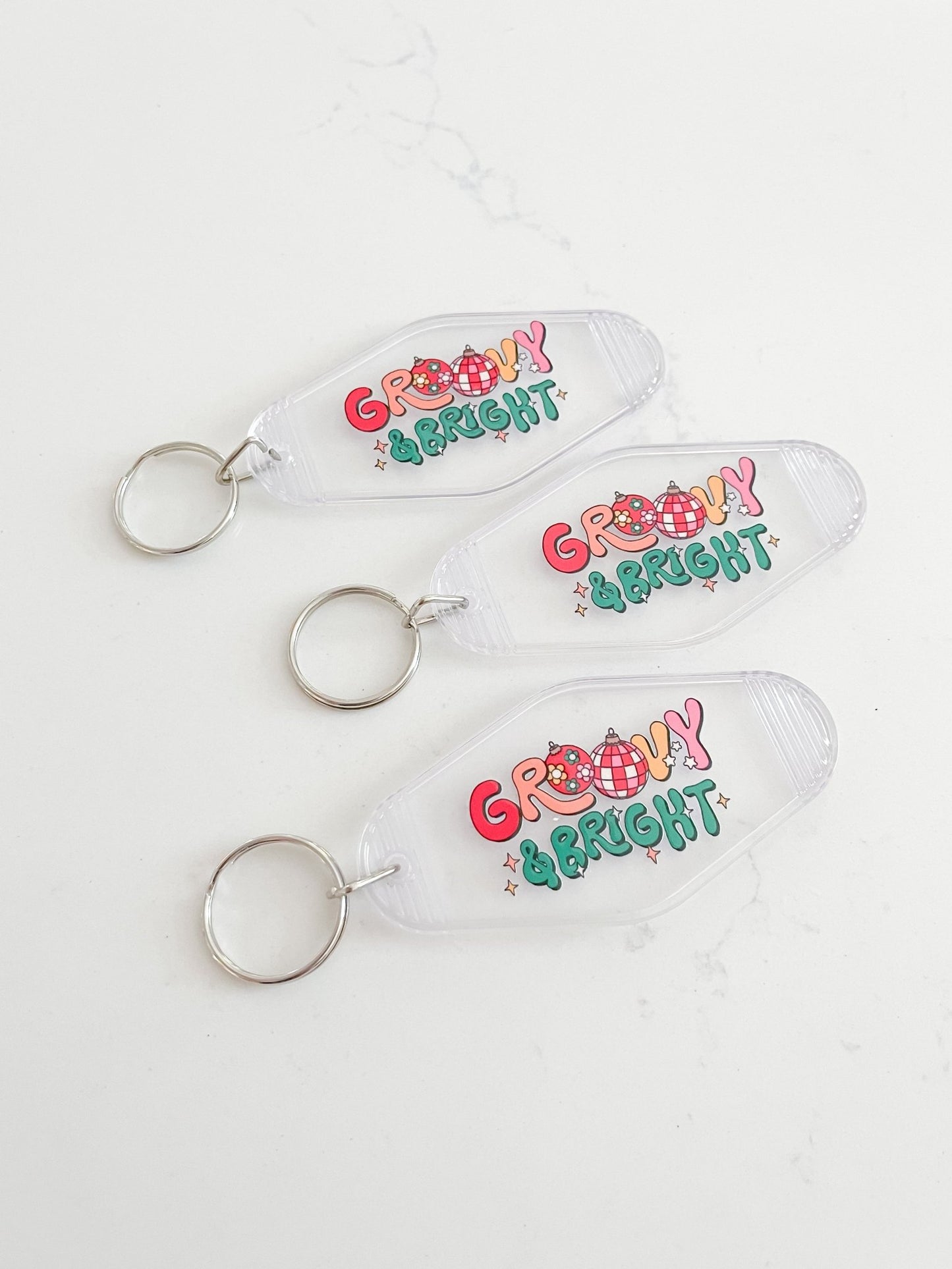 Groovy&Bright Keychain - Designs by Lauren Ann