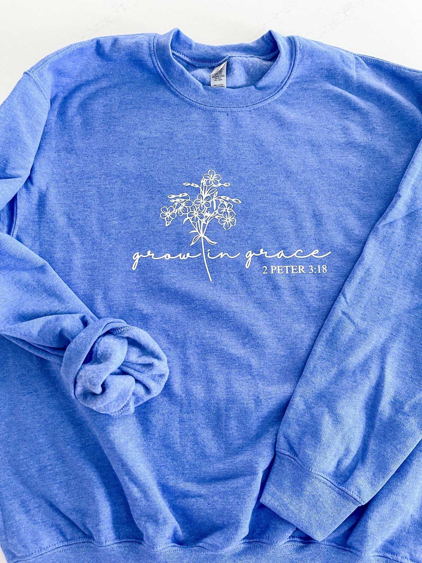 Grow in Grace Crew Sweatshirt - Designs by Lauren Ann