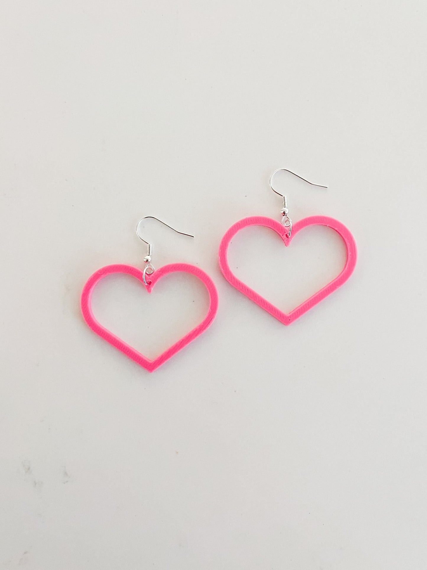 Hollow Heart Earrings - Designs by Lauren Ann