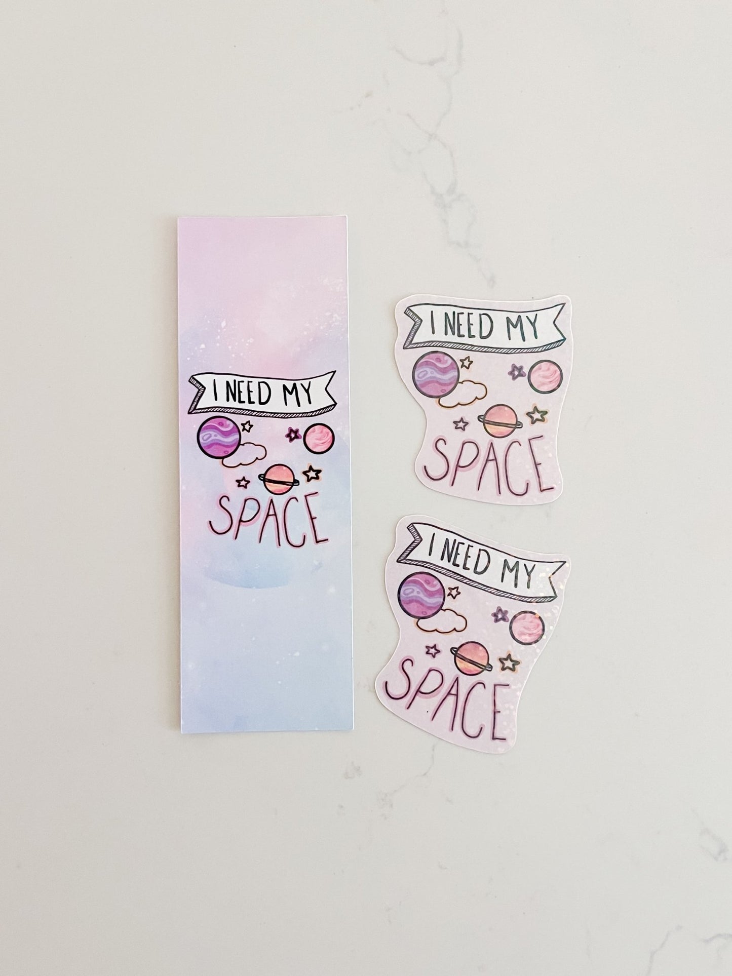 I Need My Space Bookmark - Designs by Lauren Ann