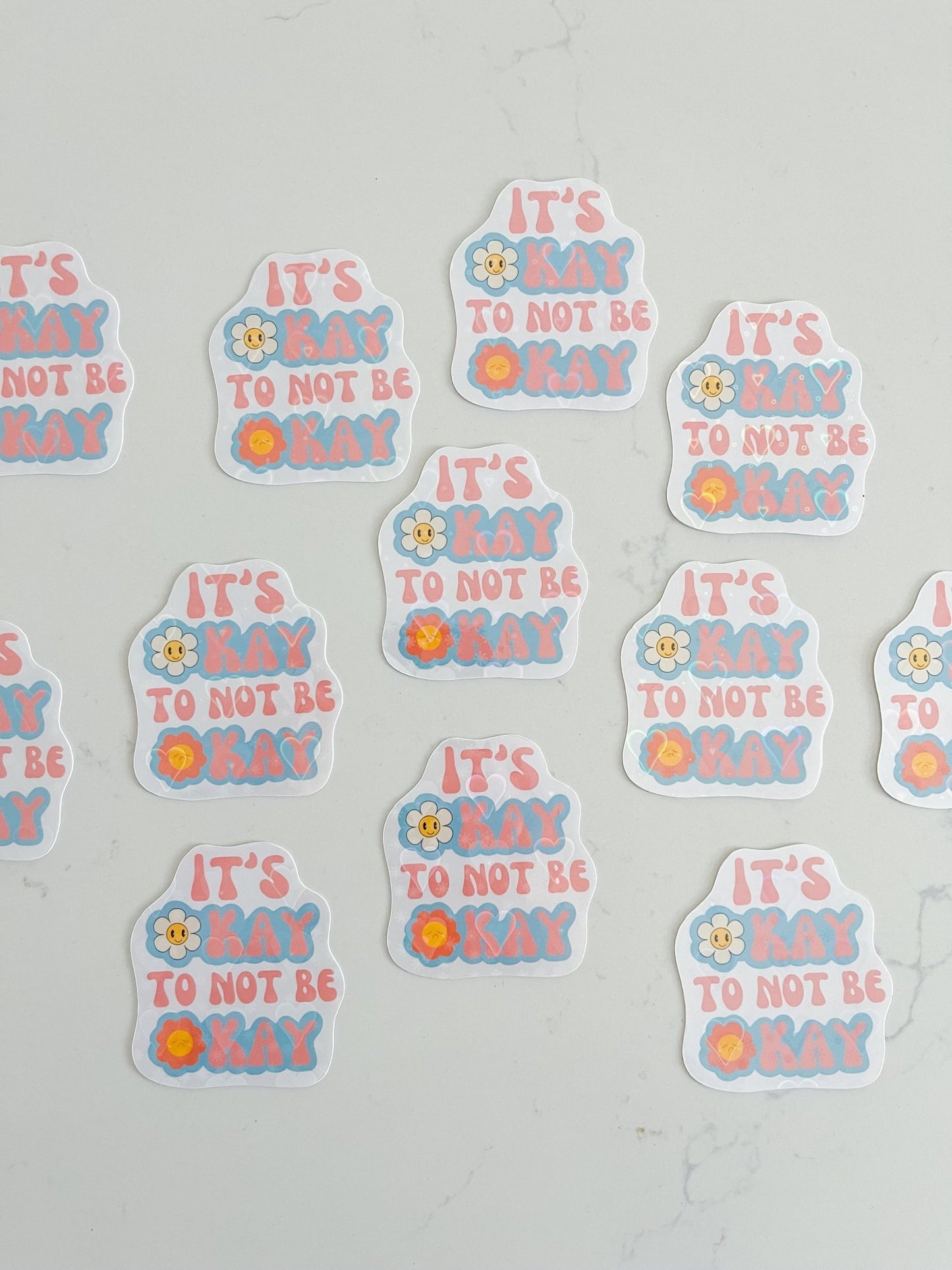 It's Okay Sticker - Designs by Lauren Ann