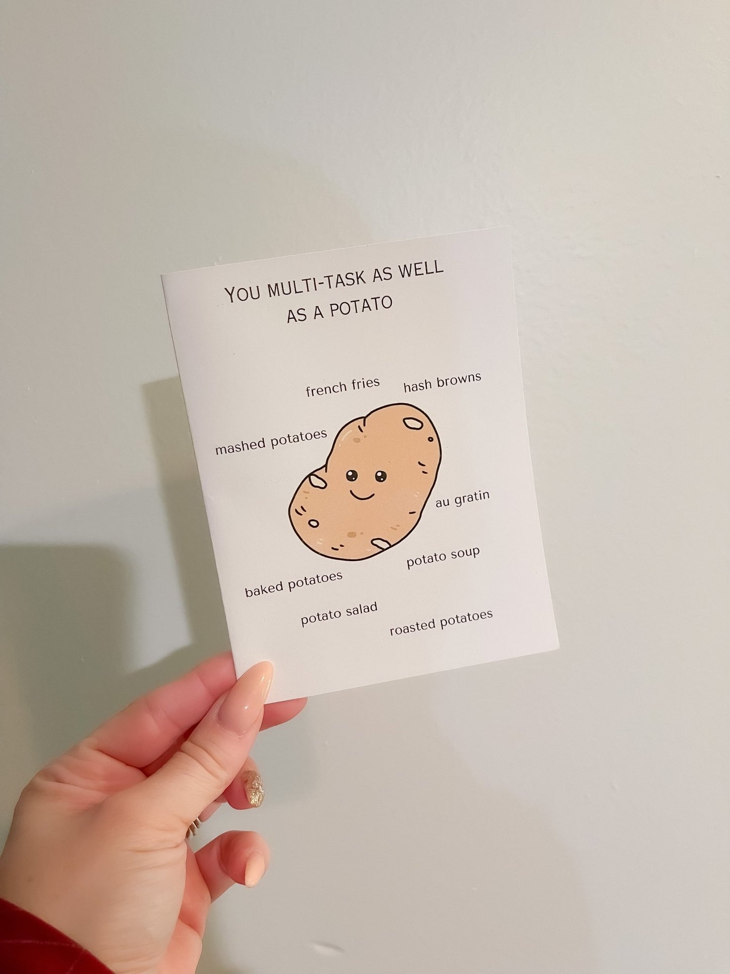 Potato Greeting Card - Designs by Lauren Ann