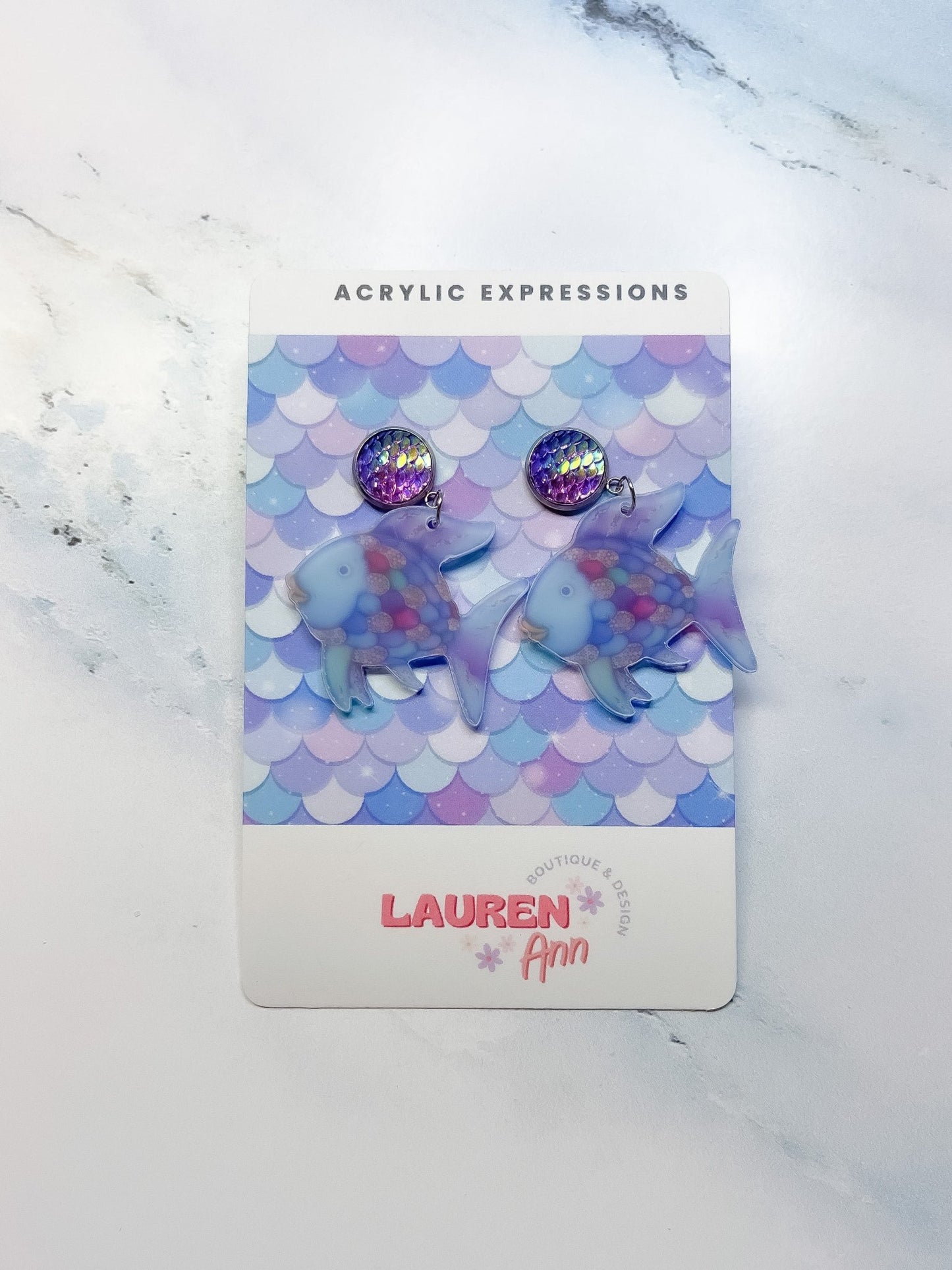 Pout Fish Earrings - Designs by Lauren Ann